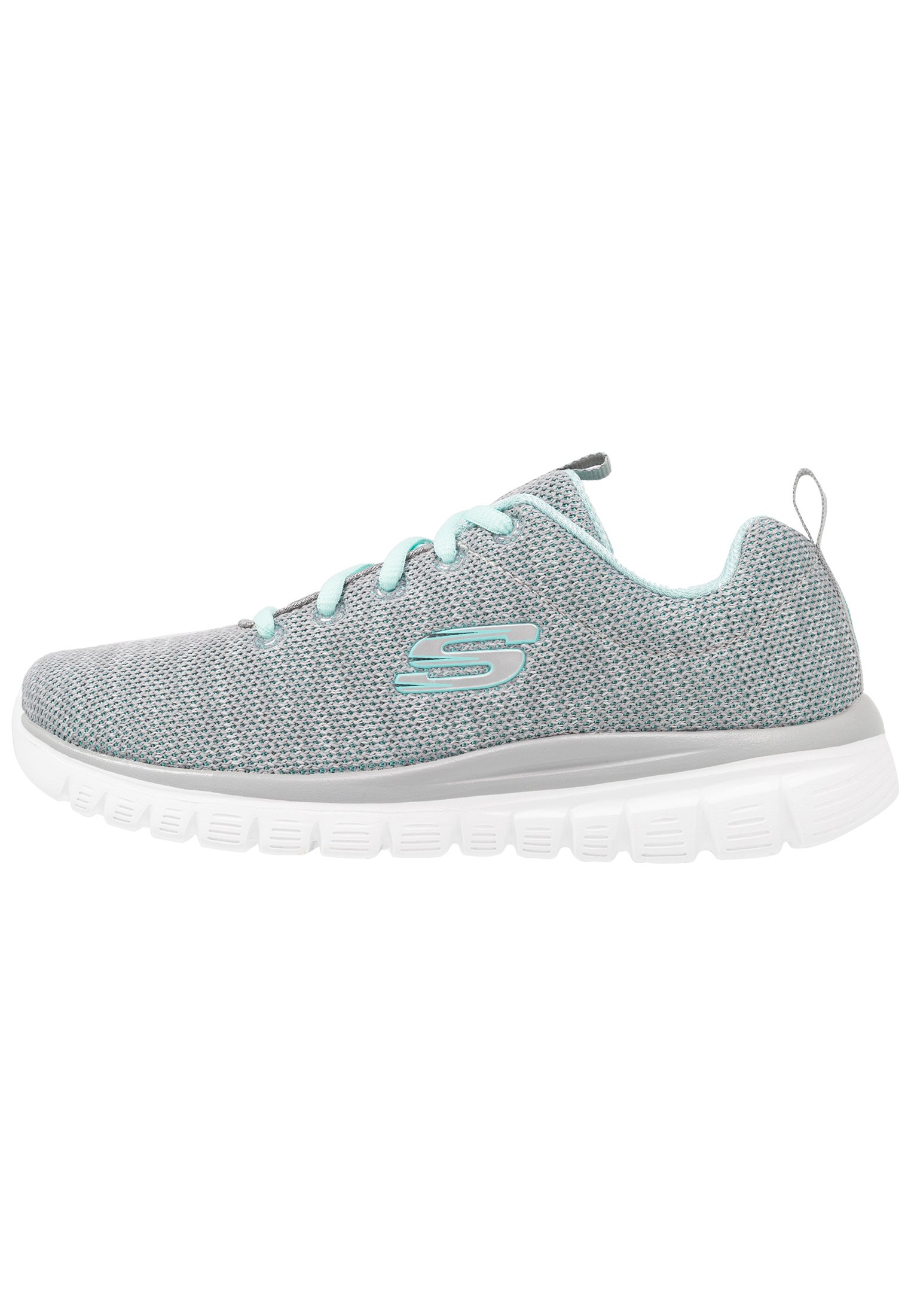 Skechers GRACEFUL - Trainers - gray/mint/grey