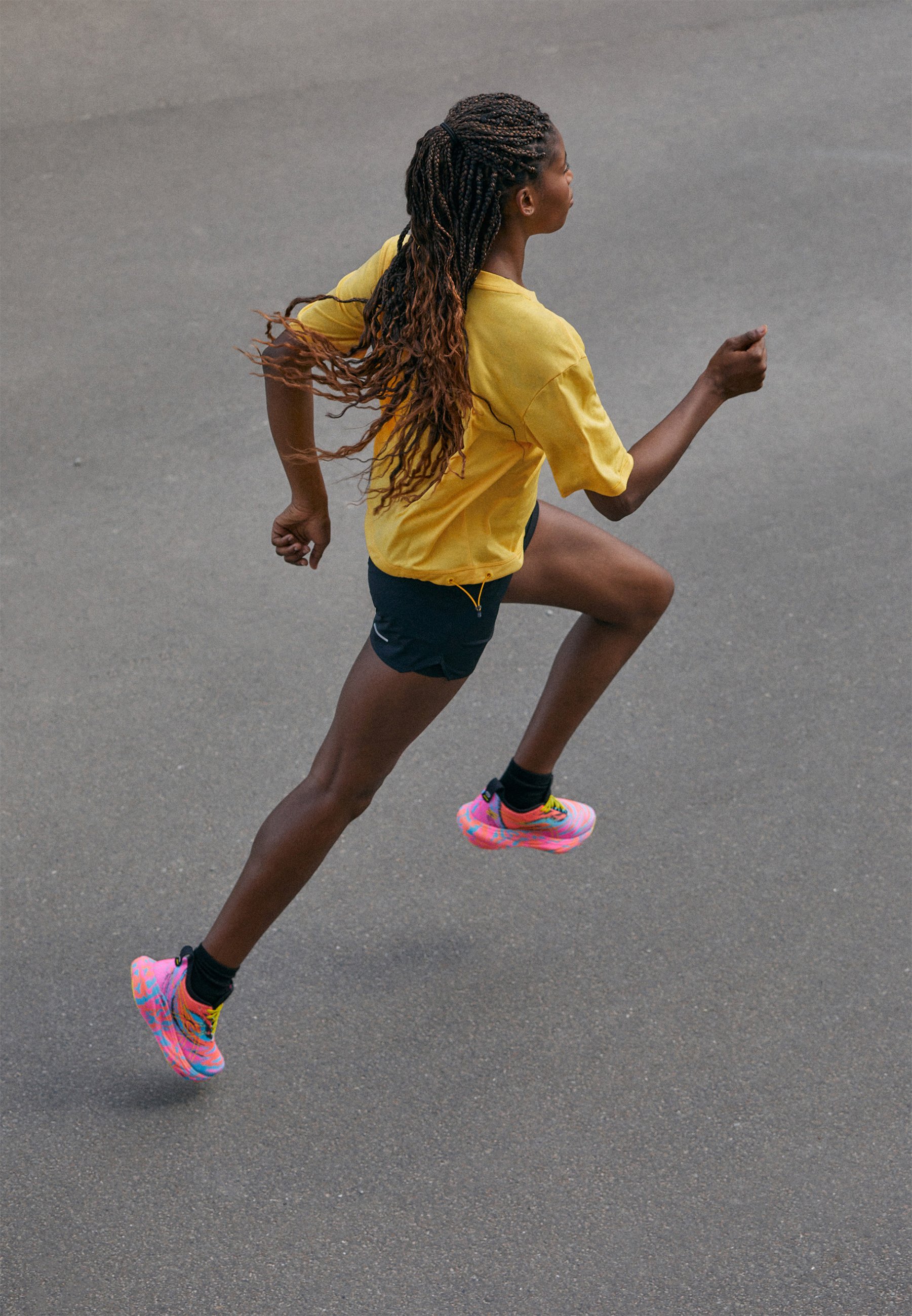 ASICS GEL-NIMBUS 25 COLOR INJECTION - Neutral running shoes - aquarium/vibrant yellow/multi-coloured