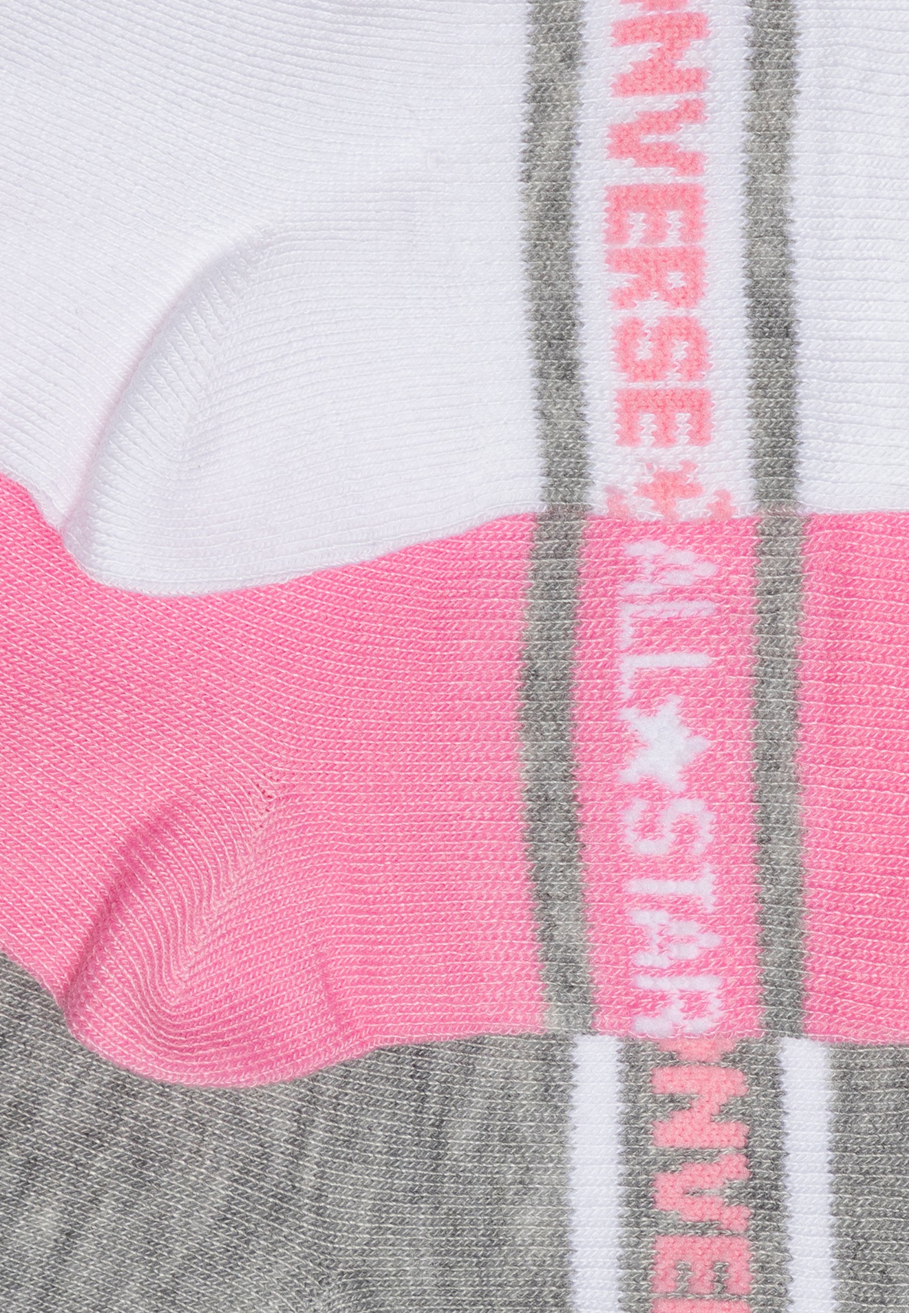 Converse WORDMARK ANKLE UNISEX 6 PACK - Socks - pink