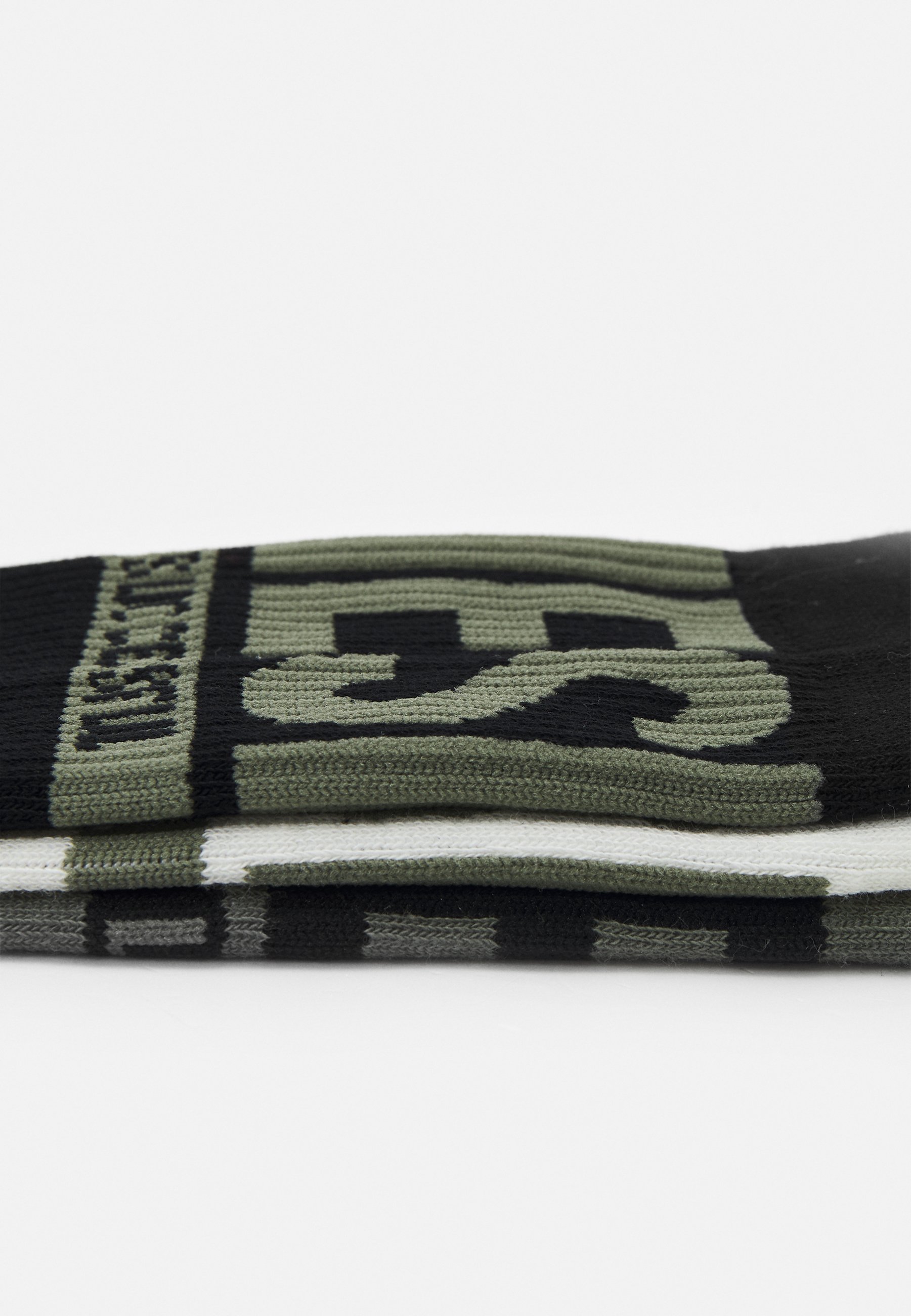 Diesel SKM-RAY-THREEPACK 3 PACK - Socks - khaki