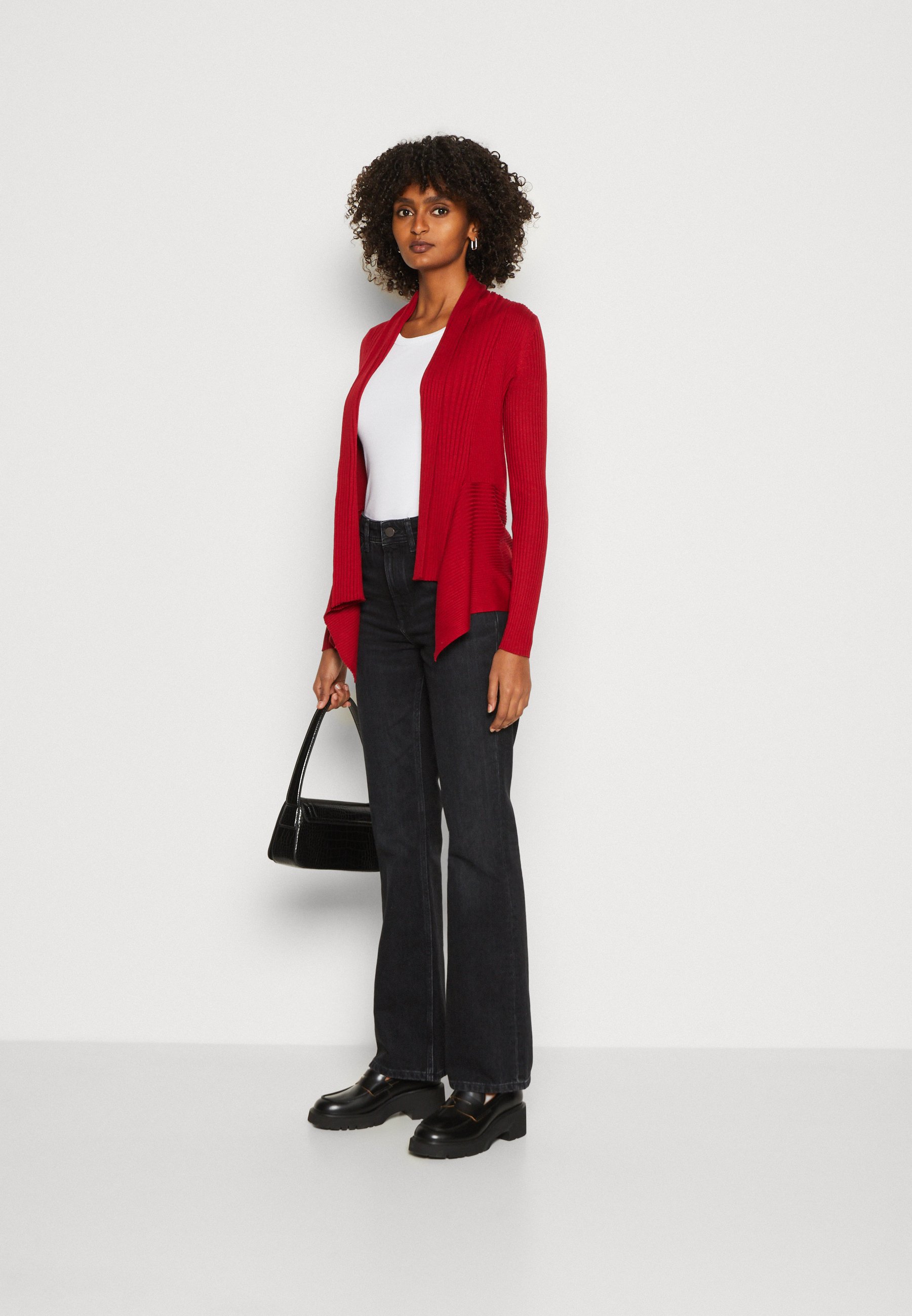 Esprit CARDIGAN - Cardigan - dark red