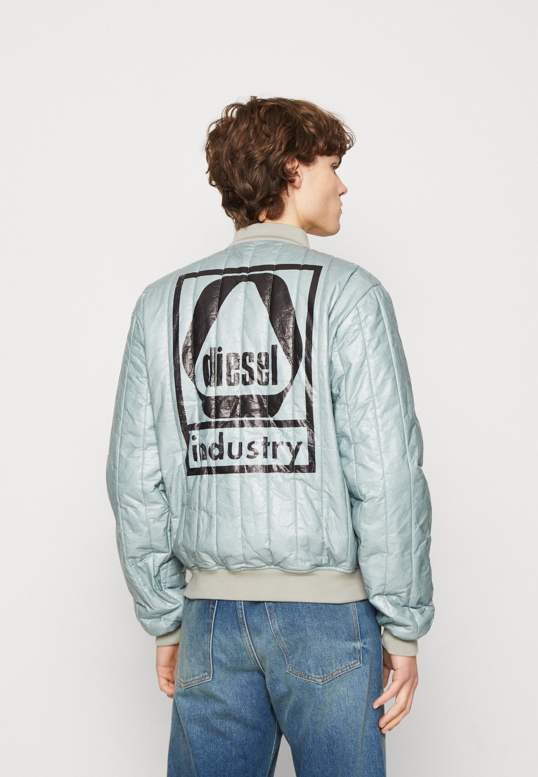 Diesel ROTH - Bomber Jacket - blue/gray/blue