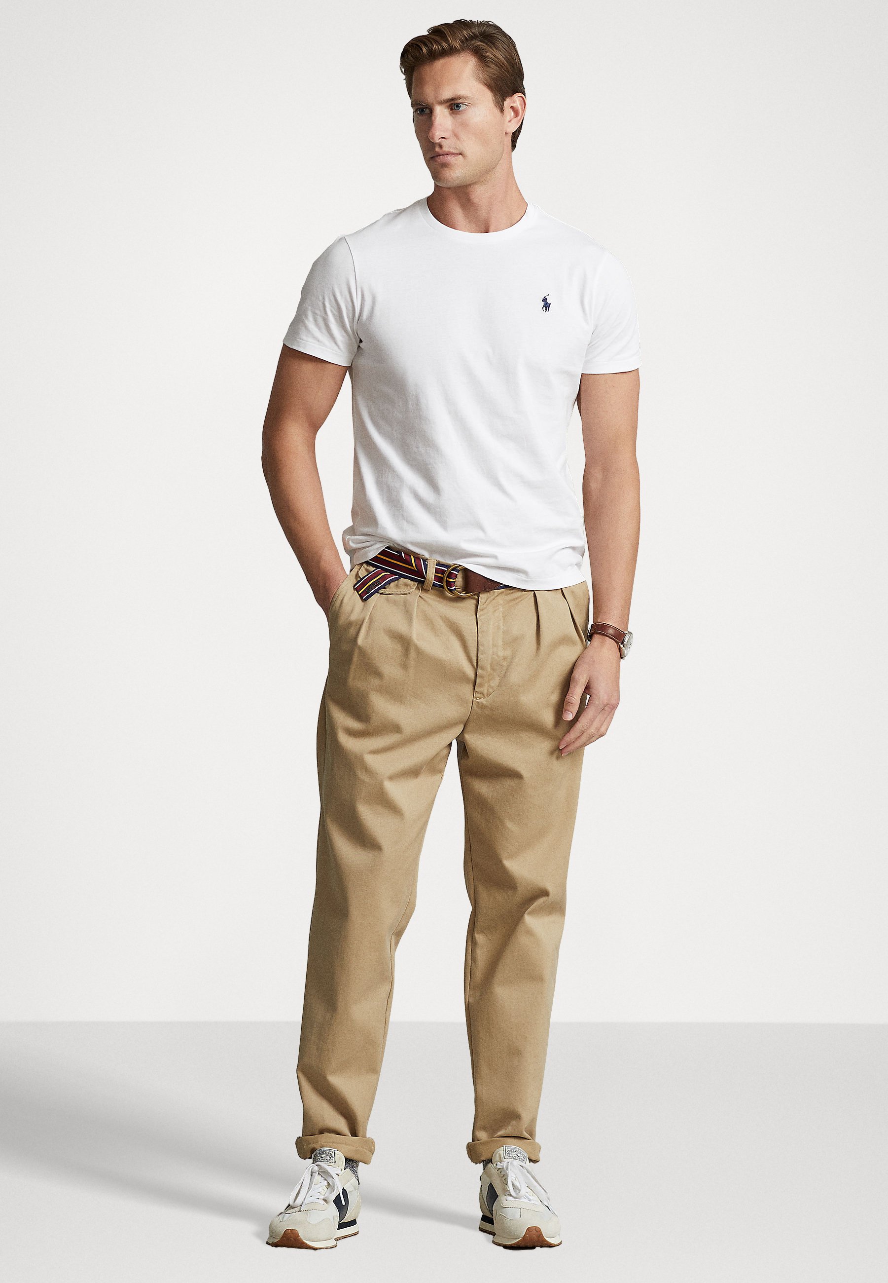 Polo Ralph Lauren CUSTOM SLIM FIT - Basic T-shirt - white