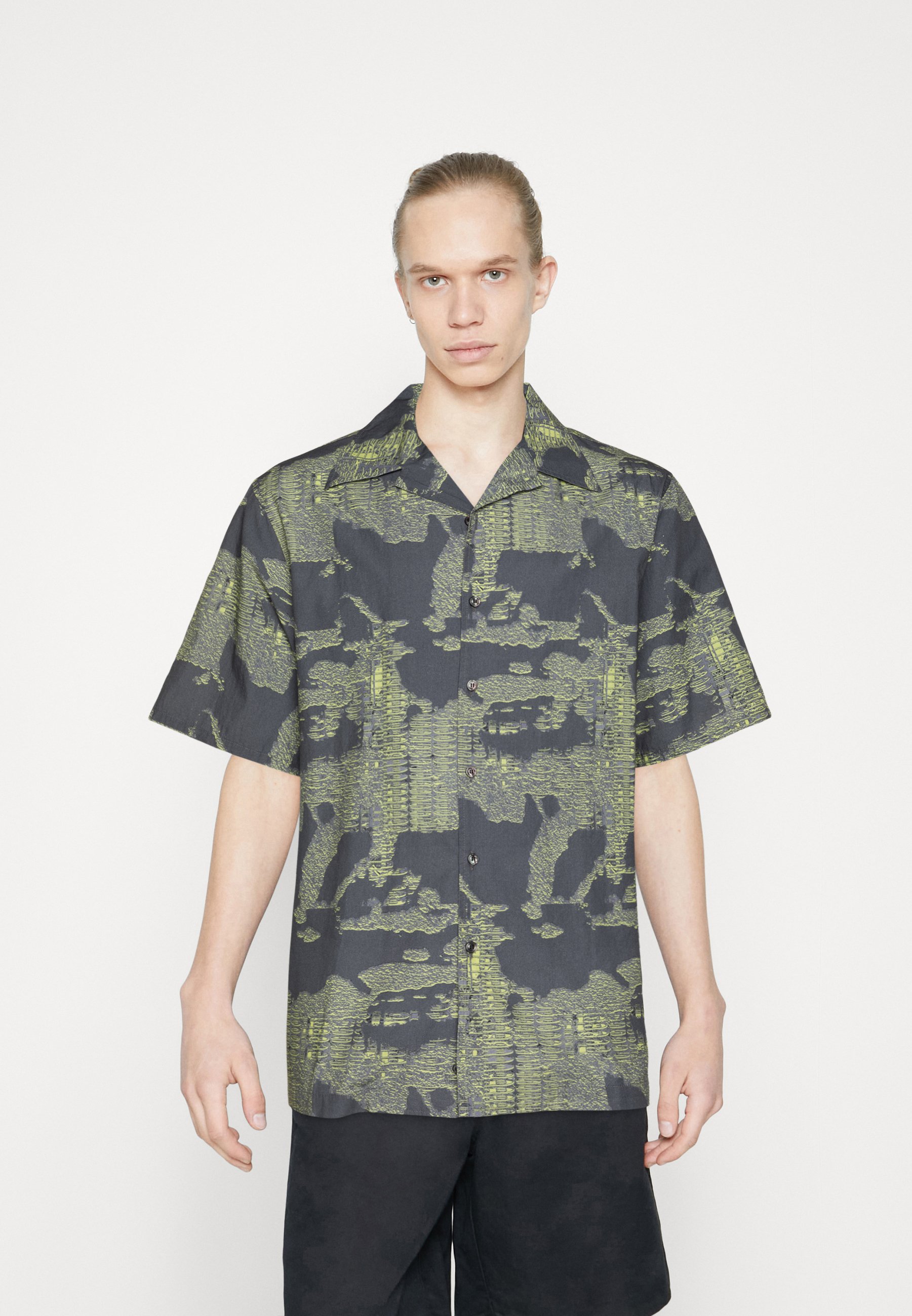 Diesel S-FRANK-A - Shirt - yellow/khaki