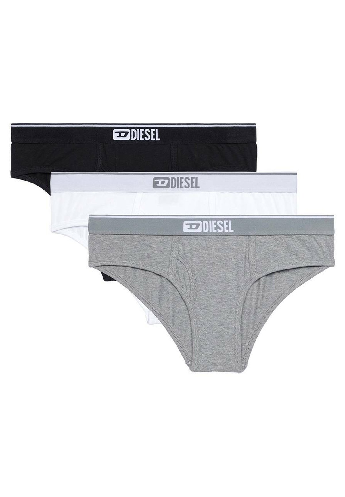 Diesel OXYS 3ER-PACK - Briefs - white/gray/black/multi-coloured