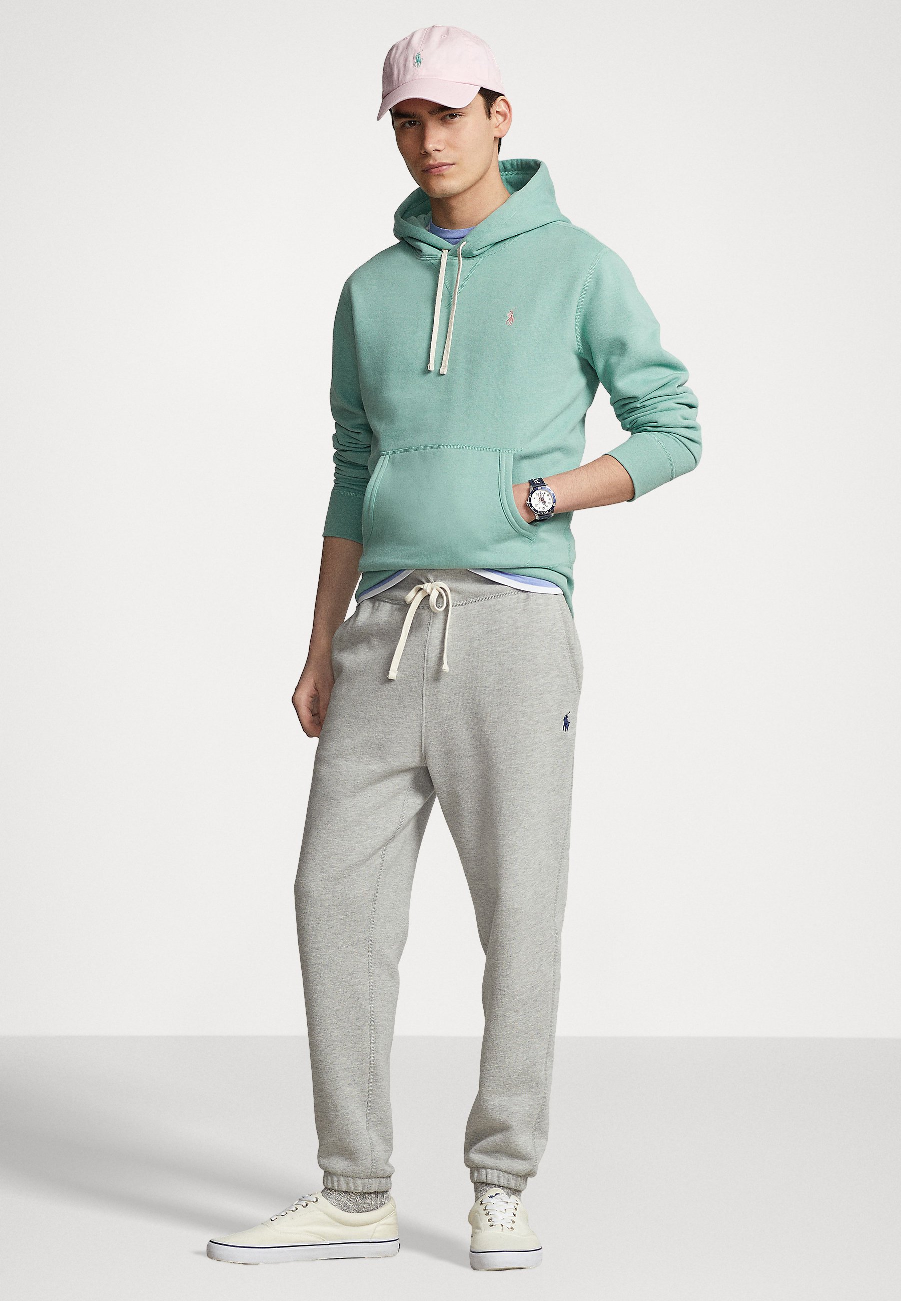 Polo Ralph Lauren LONG SLEEVE - Sweatshirt - essex green/green