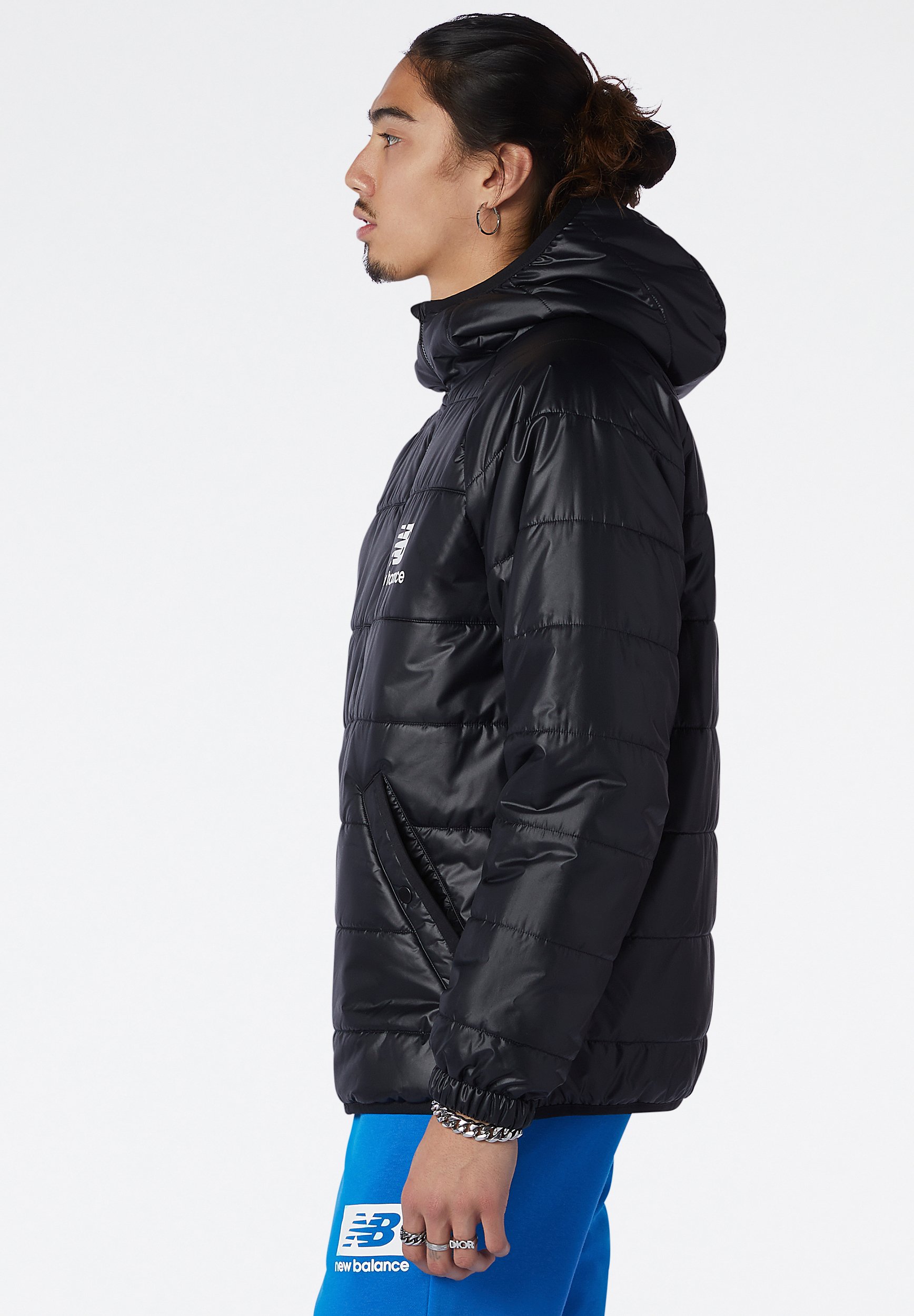 NB ATHLETICS WINTERIZED SHORT PUFFER - Winter jacket - black