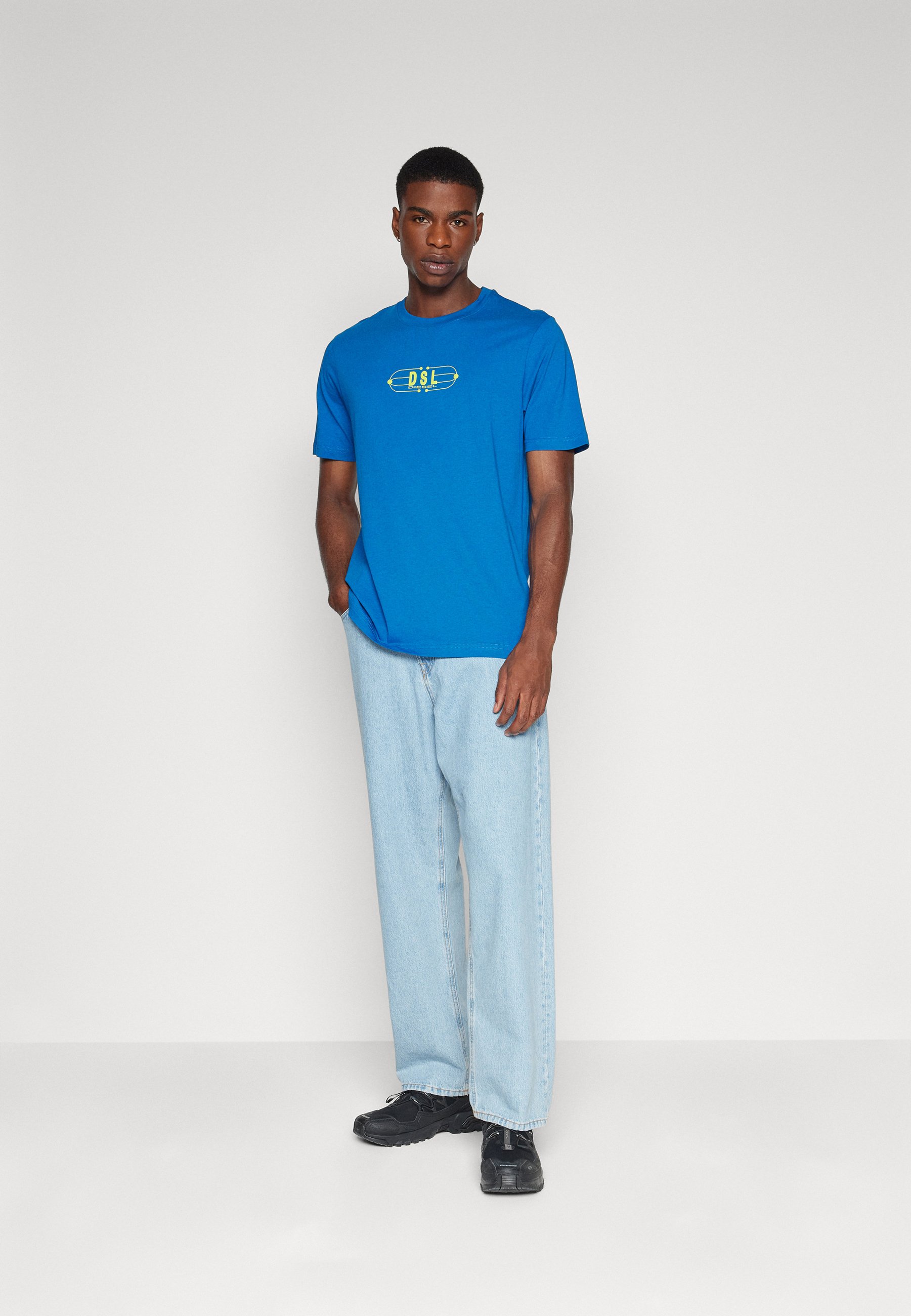 Diesel JUST UNISEX - Print T-shirt - blue