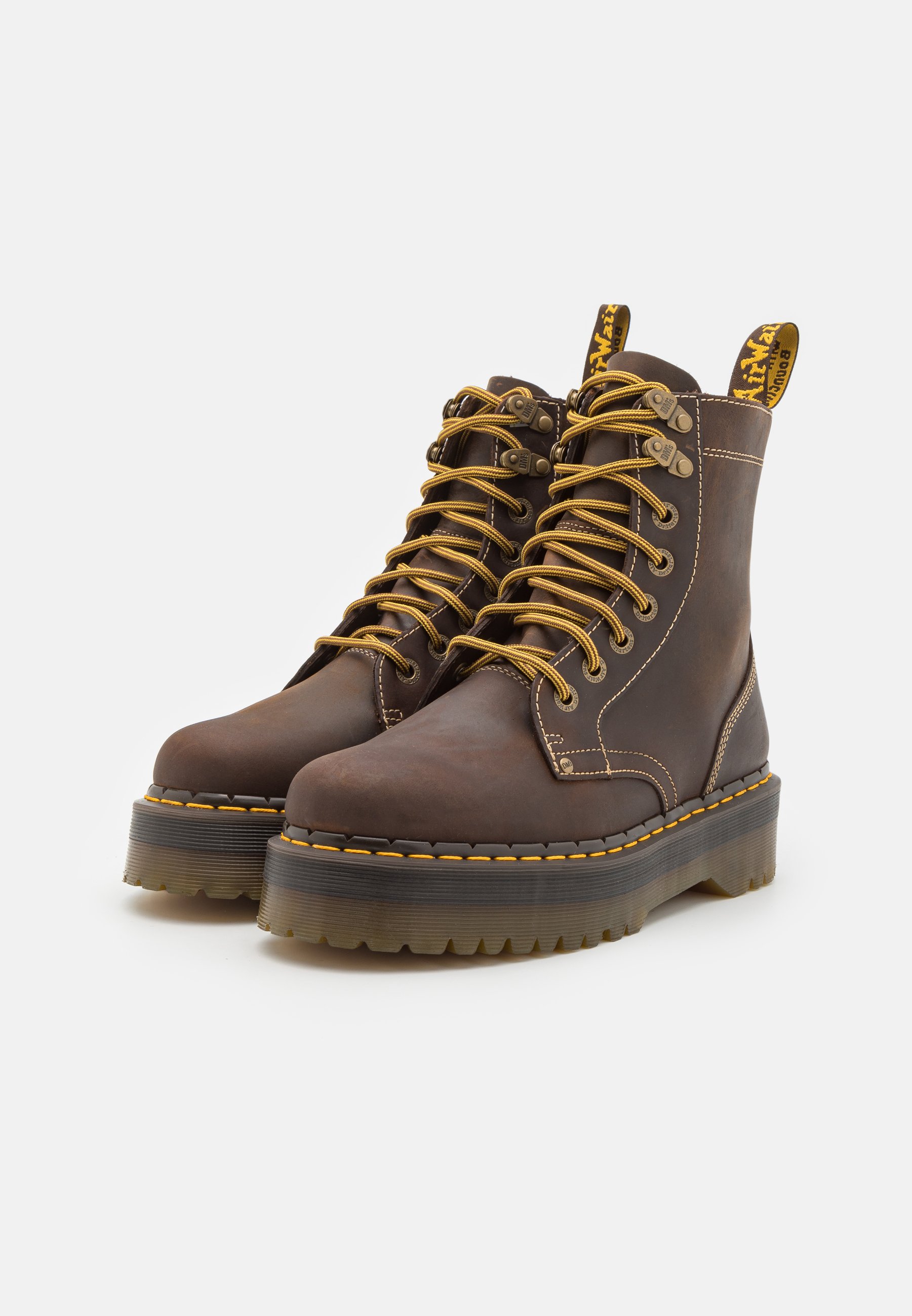 Dr. Martens JADON ARC UNISEX - Platform ankle boots - dark brown
