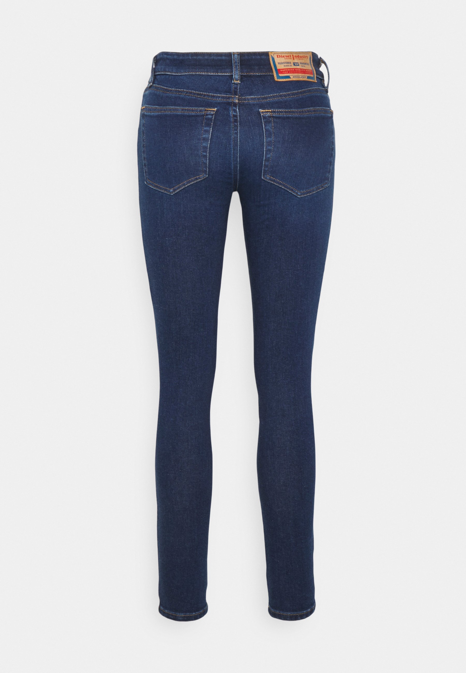 Diesel 2018 SLANDY-LOW DIESEL LIBRARY - Jeans Skinny Fit - denim/dark-blue denim