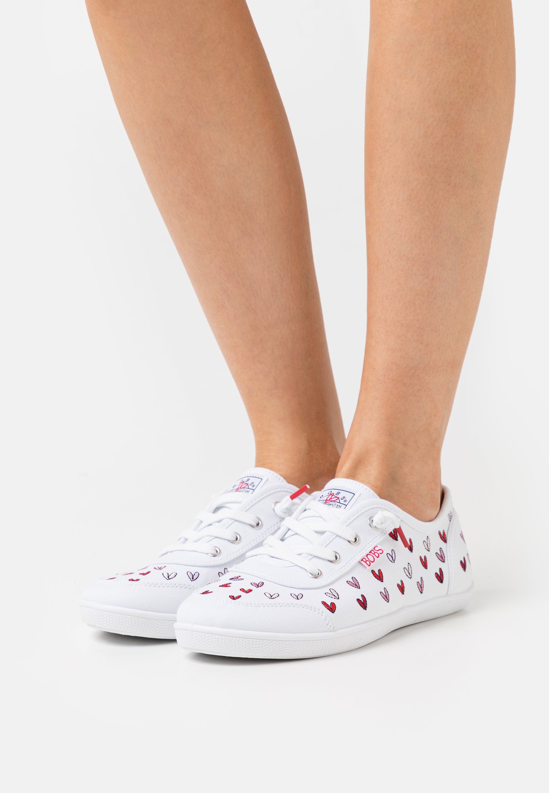 Skechers BOBS B CUTE X GOLDCROWN - Trainers - white/red/pink/white