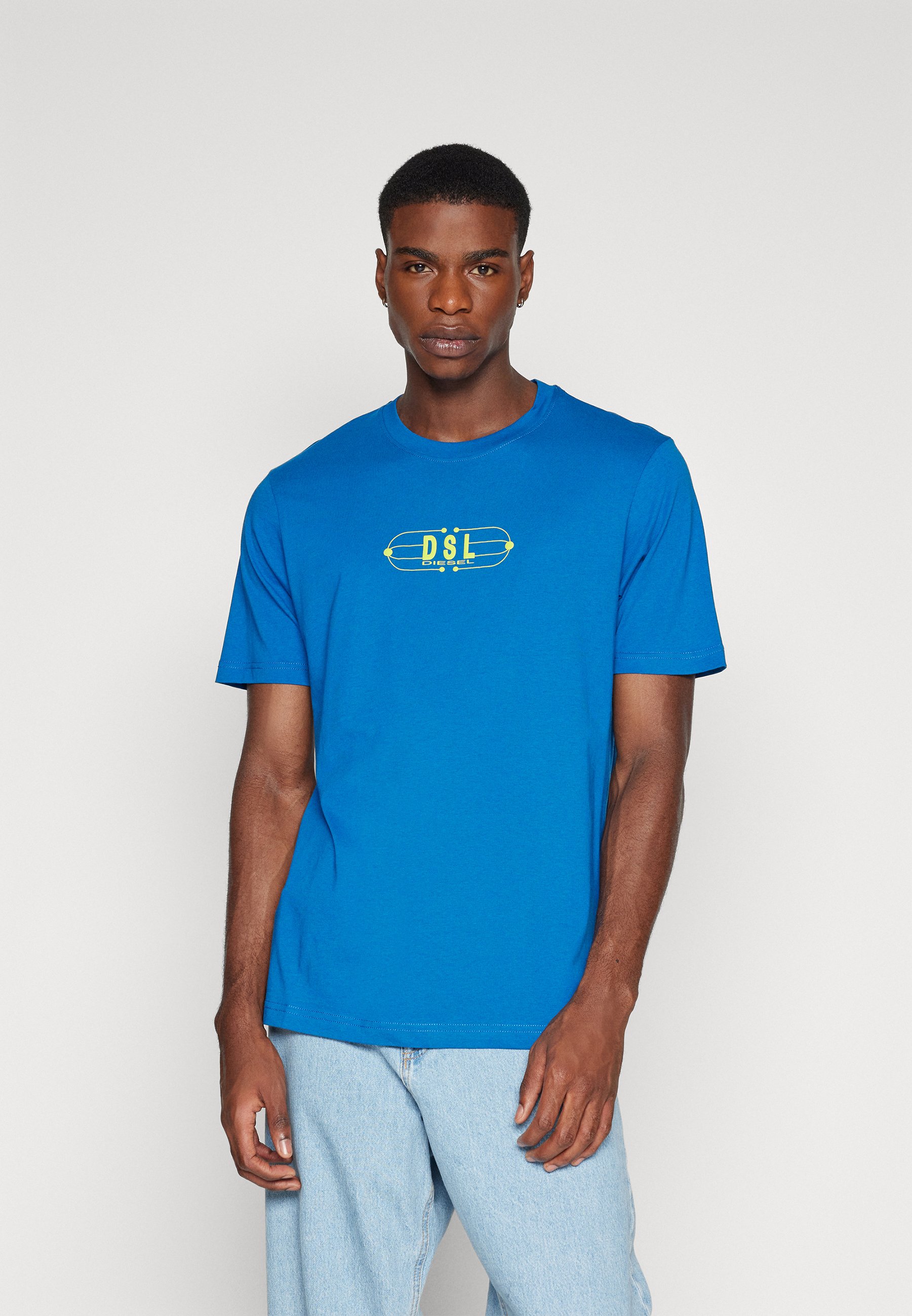 Diesel JUST UNISEX - Print T-shirt - blue