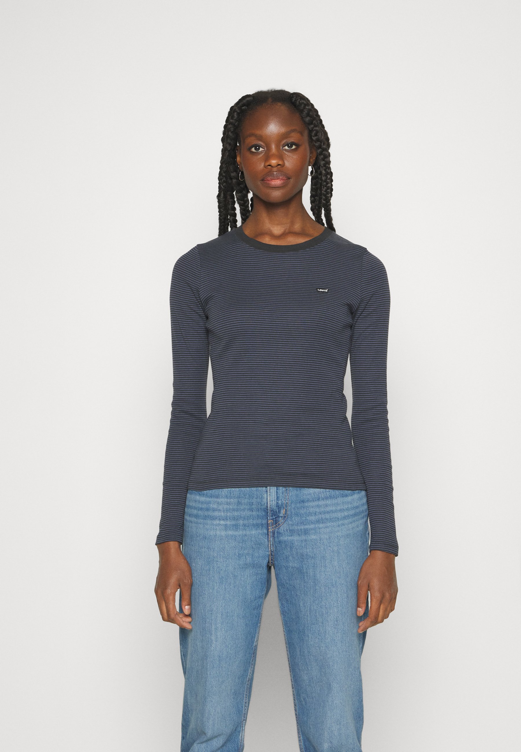 Levi's® BABY TEE - Long sleeved top - dahlia odyssey gray/grey