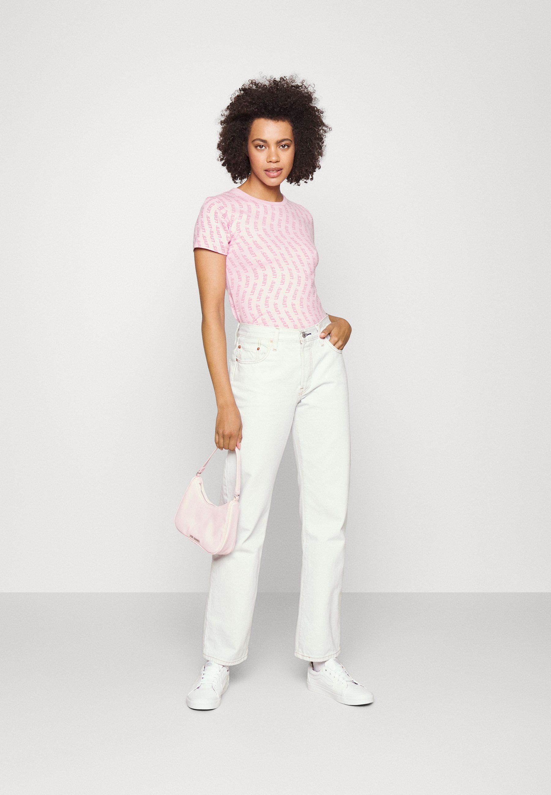 Levi's® GRAPHIC RICKIE TEE - Print T-shirt - rosa/light pink