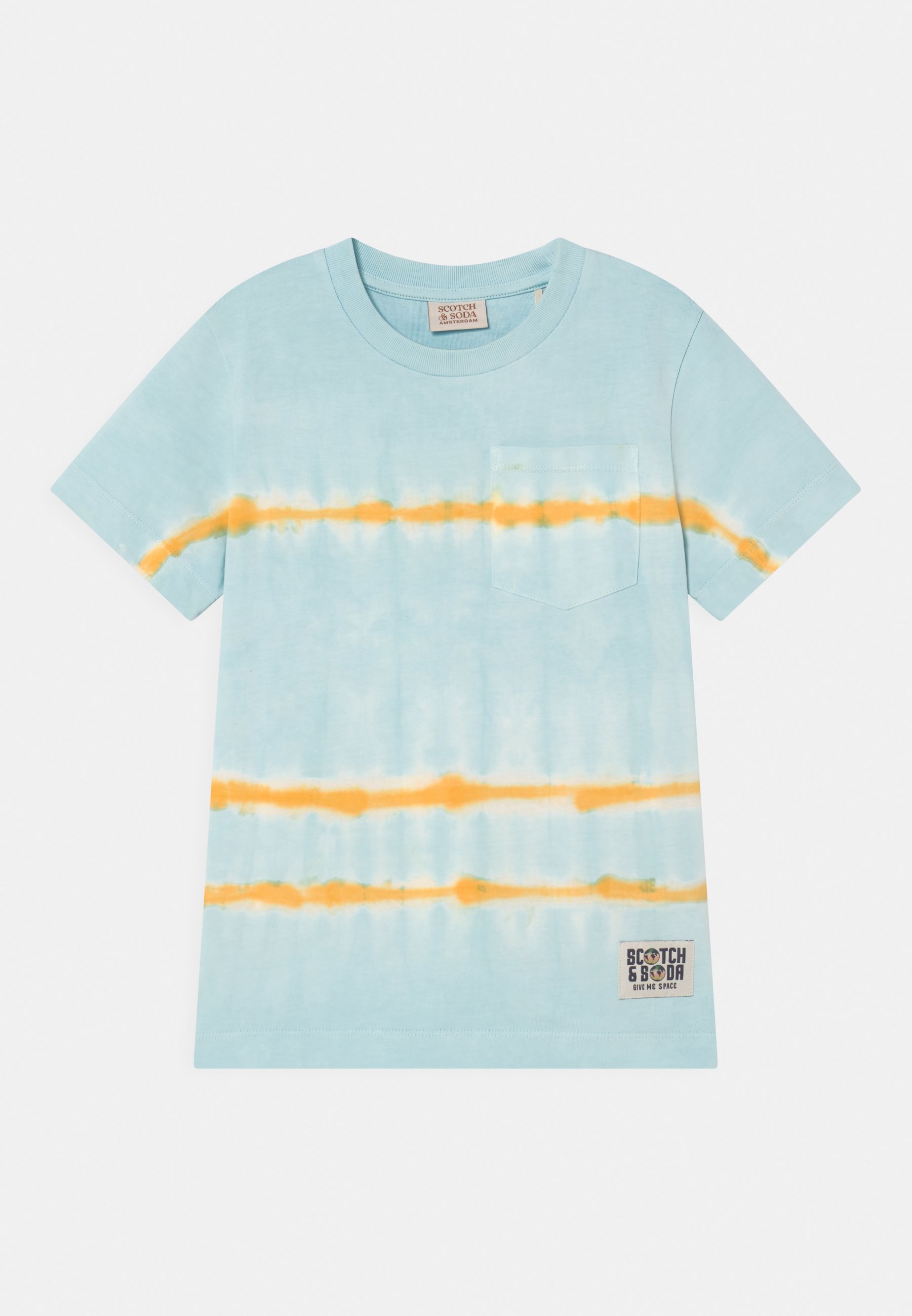 Scotch & Soda RELAXED-FIT SHORT SLEEVE TIE-DYE UNISEX - Print T-shirt - blue