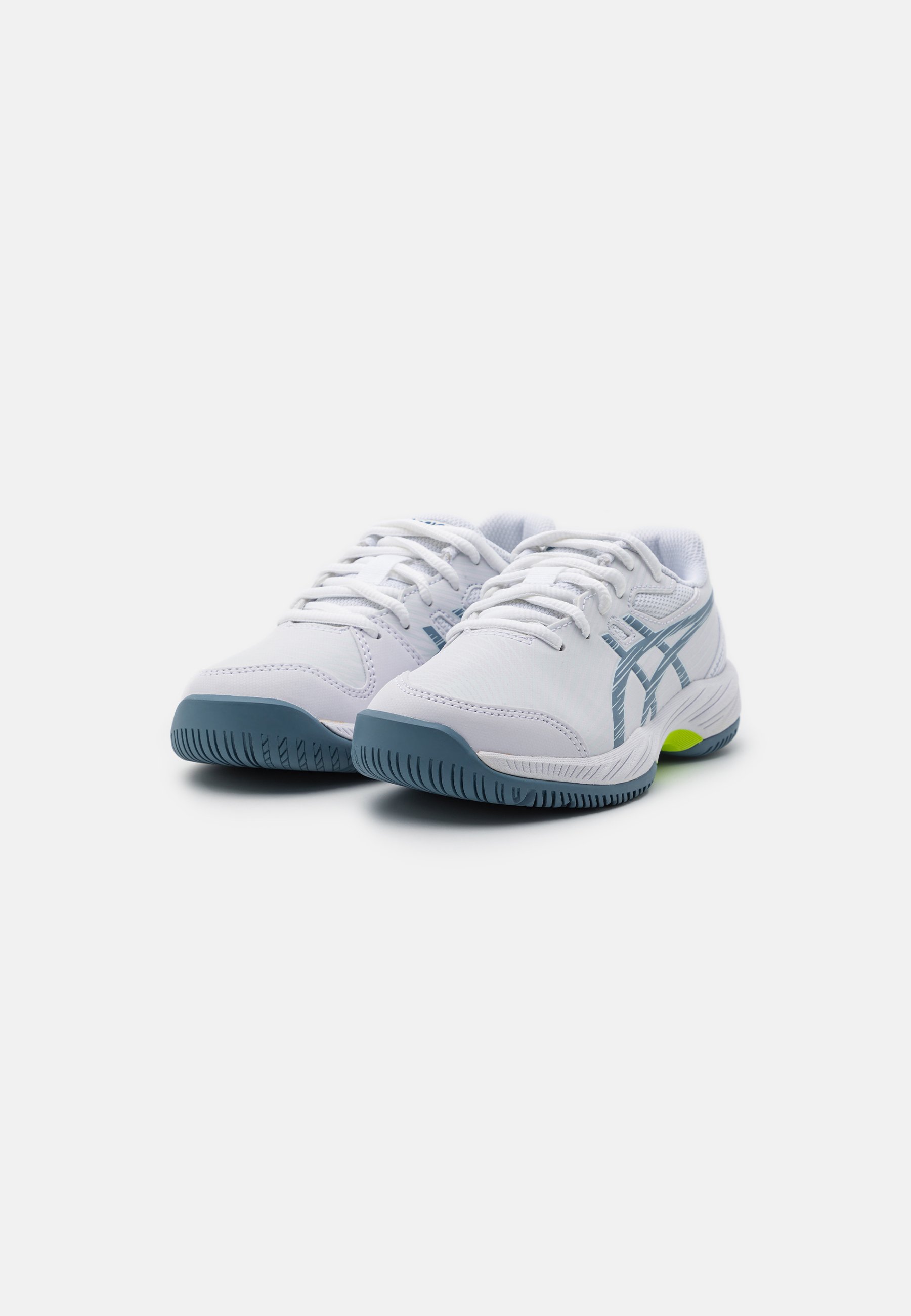 ASICS GEL-GAME 9 UNISEX - Multicourt tennis shoes - white/steel blue/white