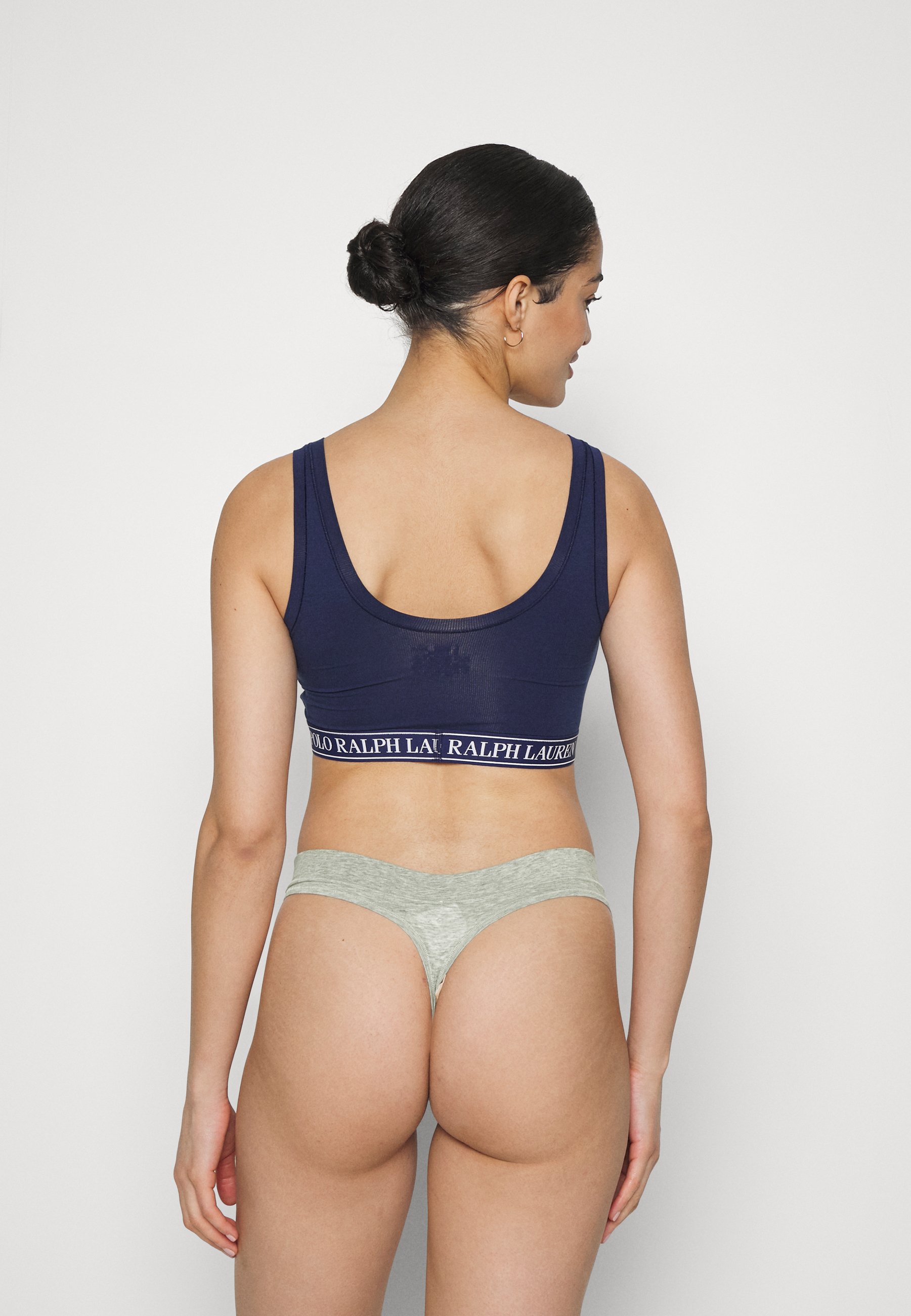 Polo Ralph Lauren THONG - Thong - heather grey/grey