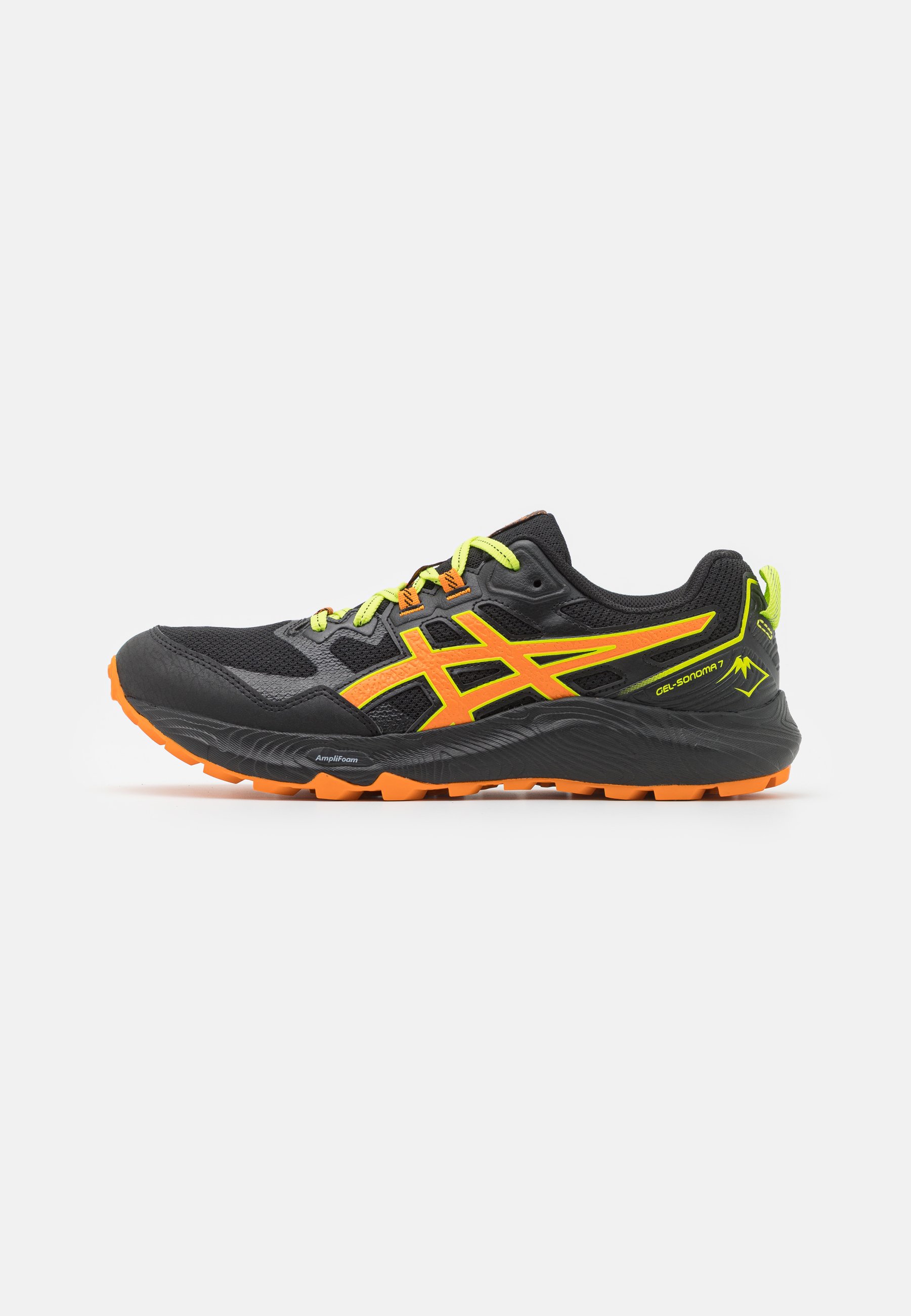 ASICS GEL-SONOMA 7 - Trail running shoes - black/bright orange/black