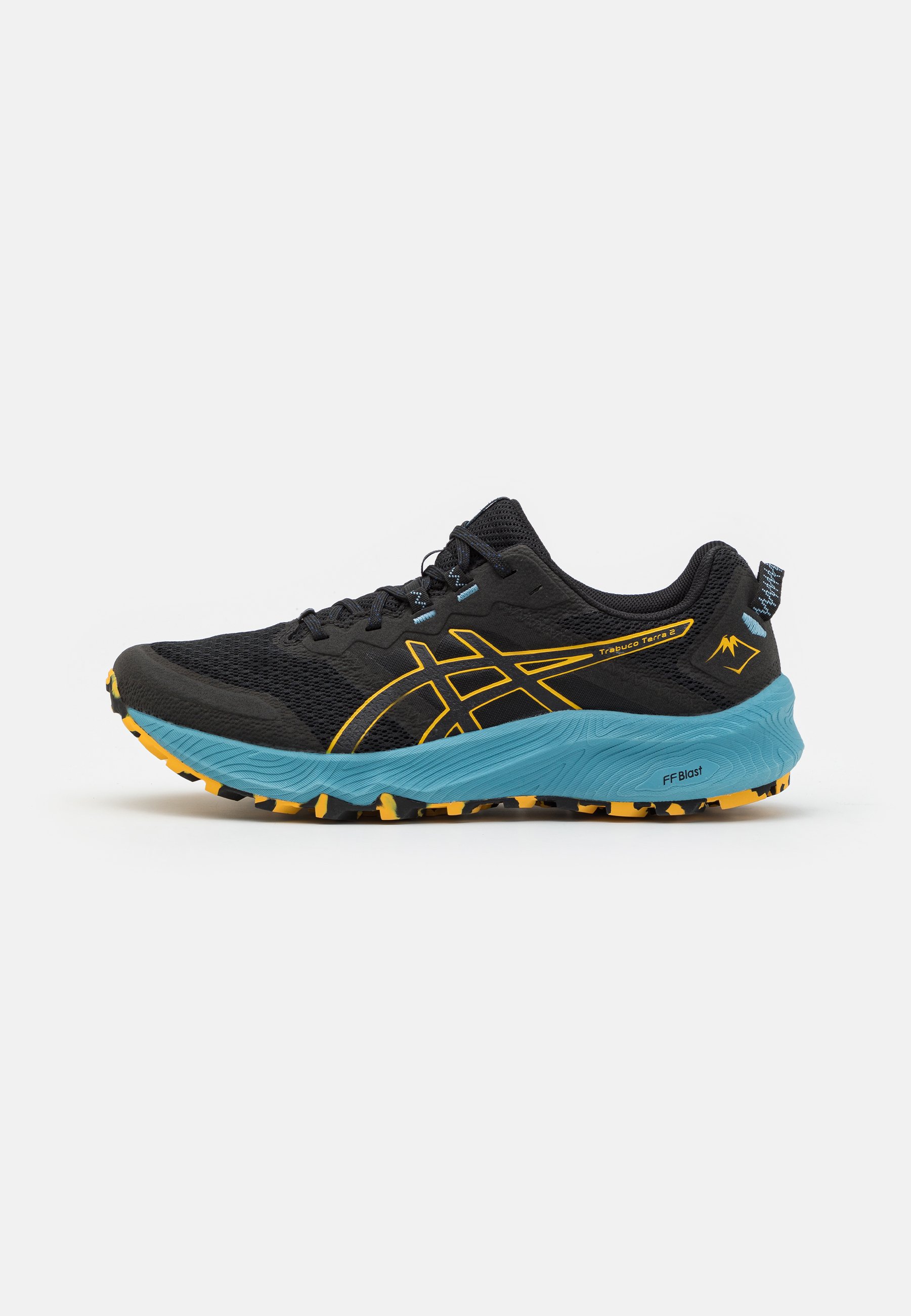 ASICS GEL-TRABUCO TERRA 2 - Trail running shoes - black/honey/black
