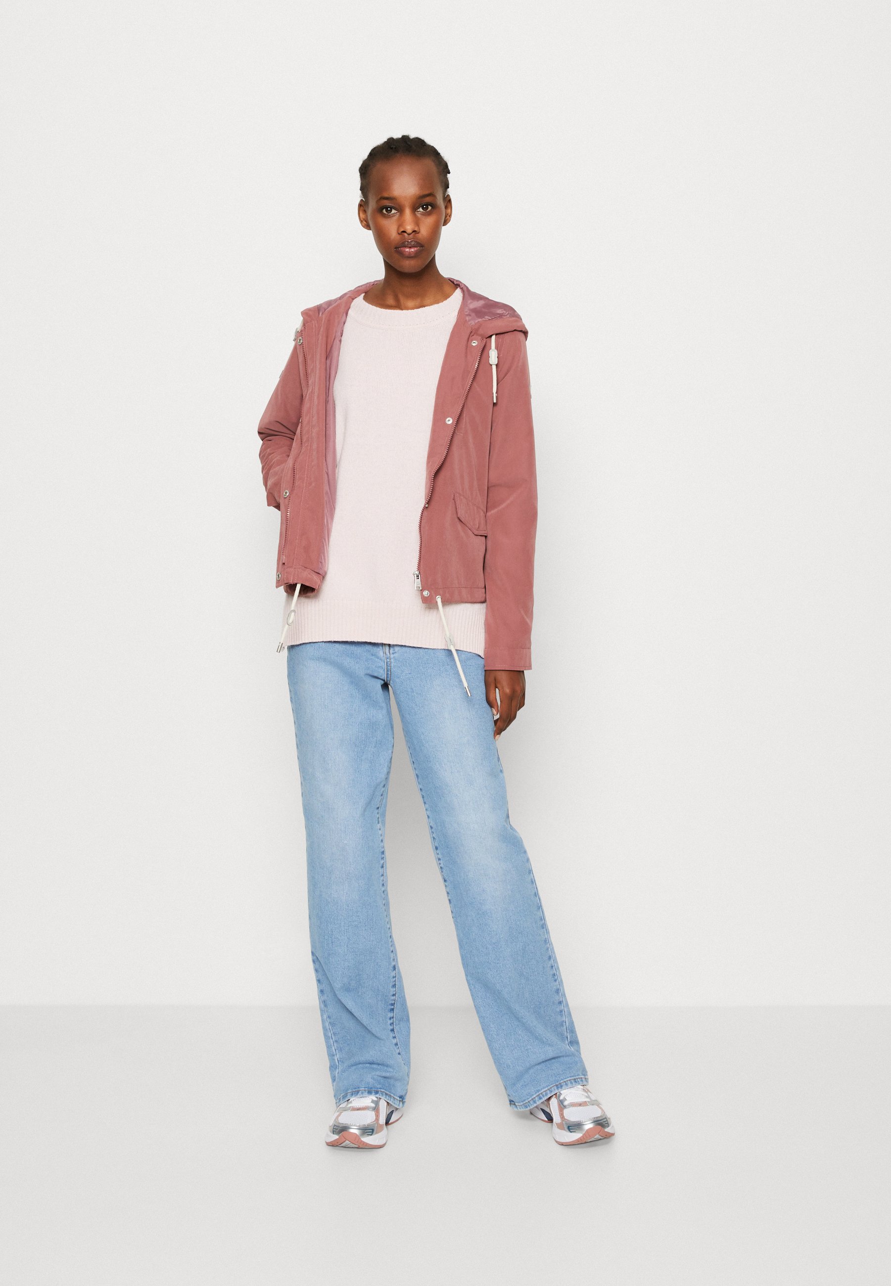Scotch & Soda RELAXED FIT CREWNECK  - Jumper - lavender melange/pink