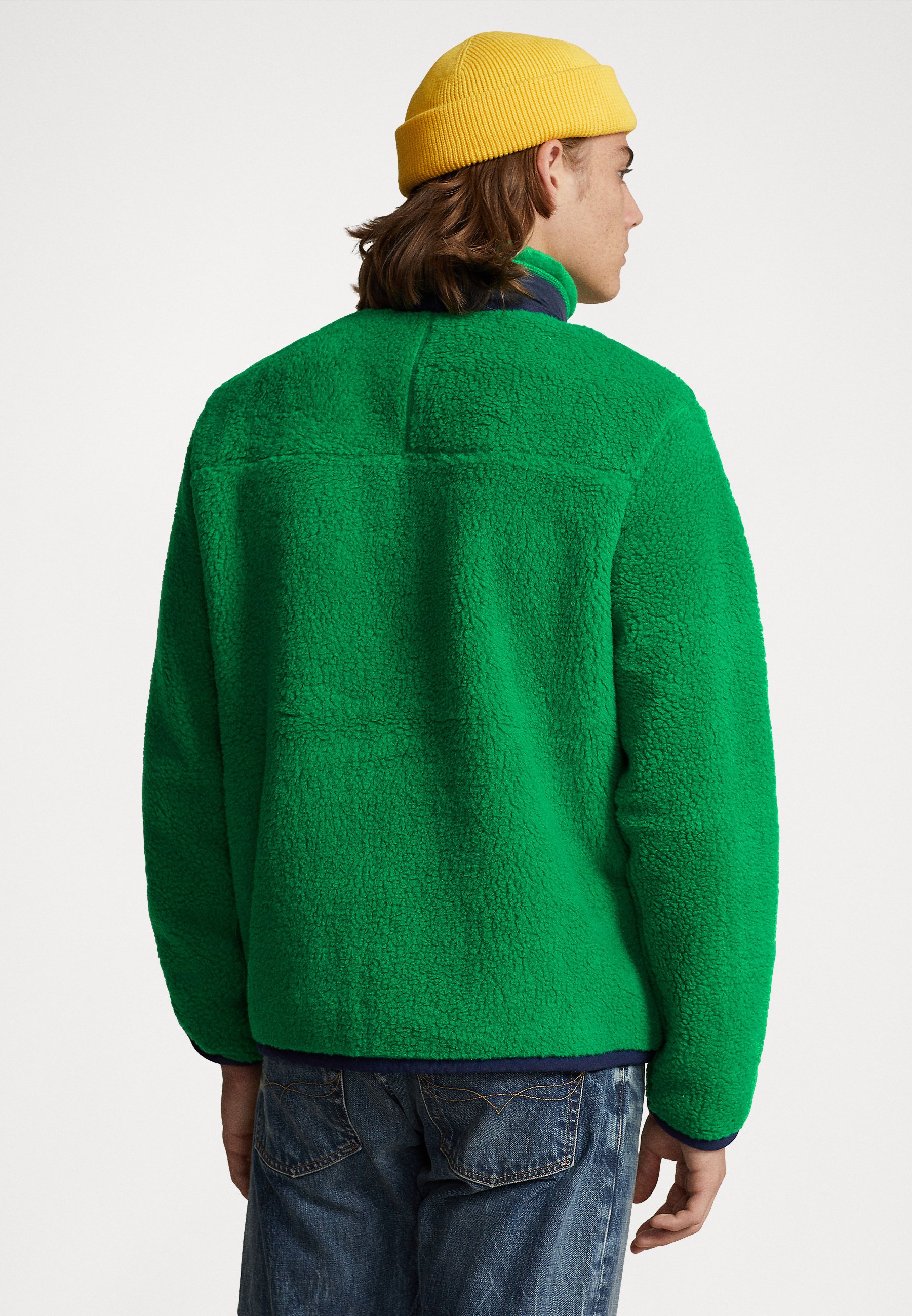 Polo Ralph Lauren LONG SLEEVE - Fleece jacket - billiard/green