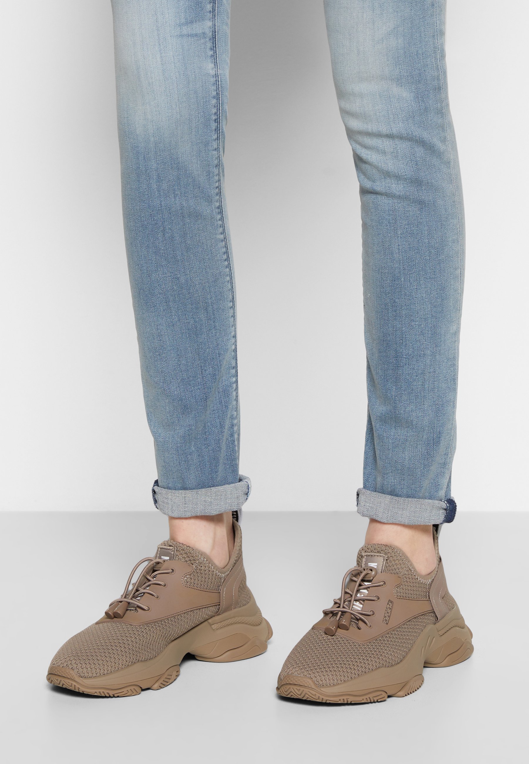 Steve Madden MATCH - Trainers - dark taupe/taupe