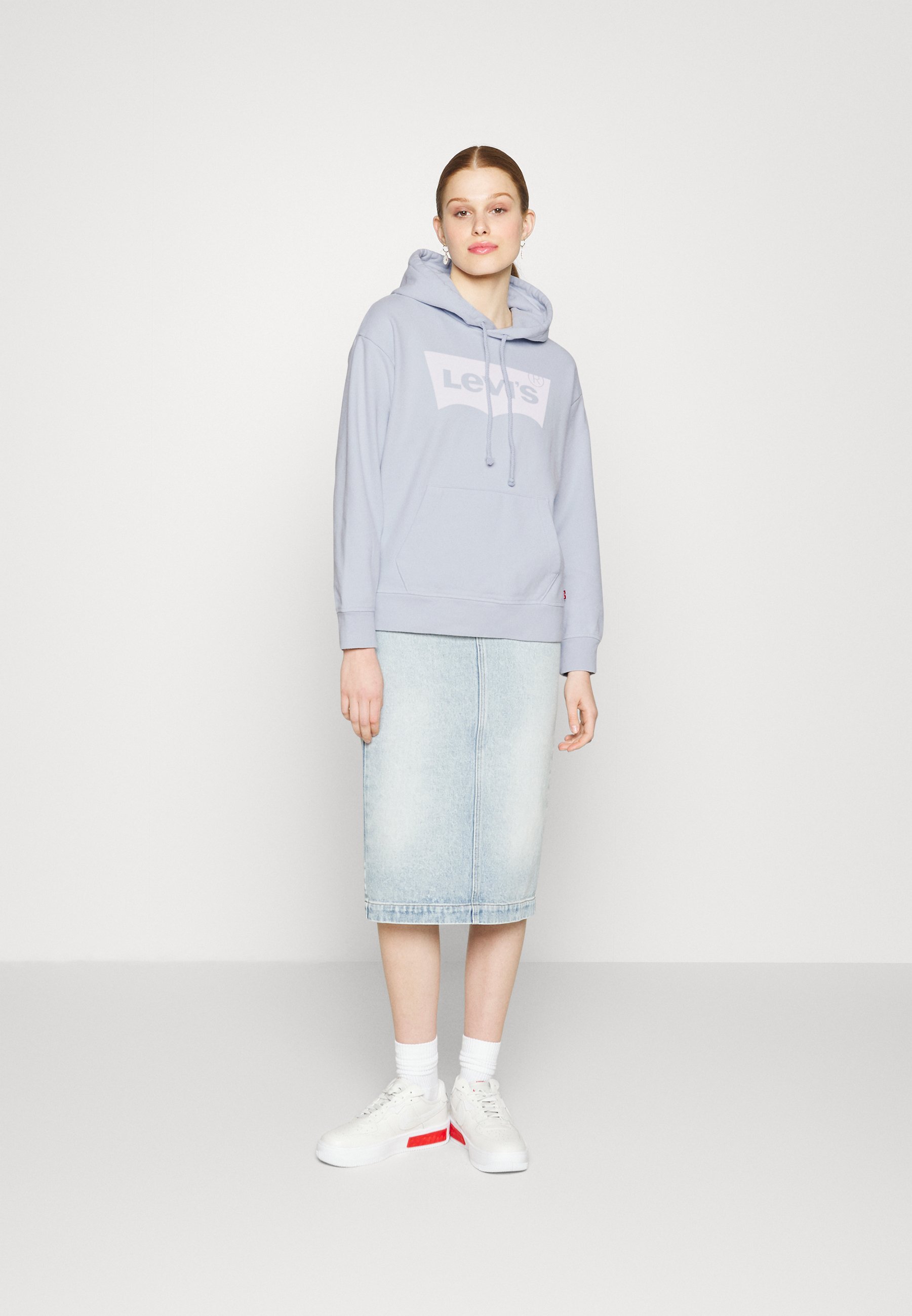 Levi's® GRAPHIC STANDARD HOODIE - Hoodie - arctic ice/blue