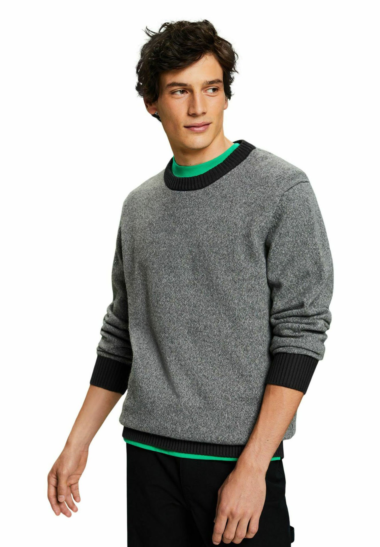 Esprit Jumper - medium grey/grey