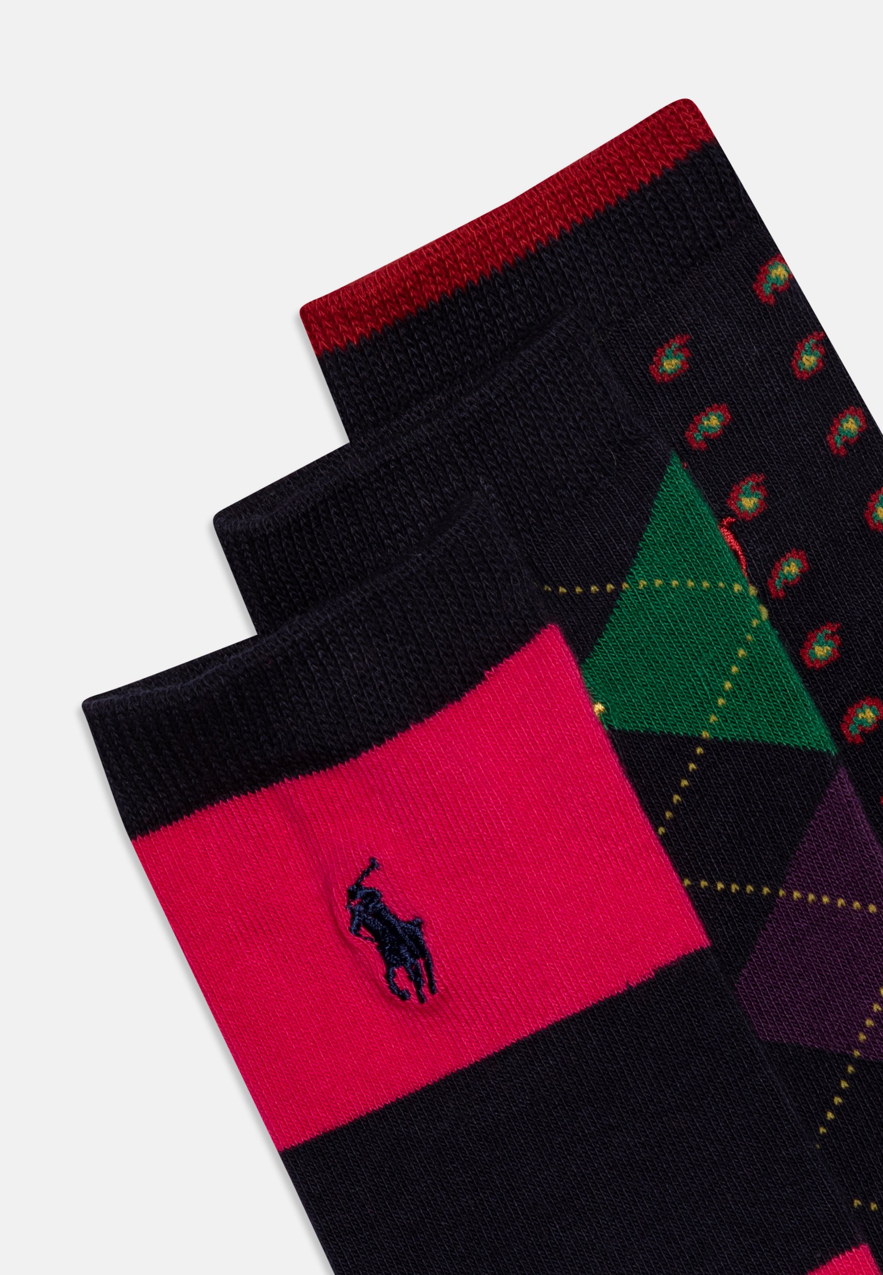 Polo Ralph Lauren KNEE HIGH UNISEX 3 PACK - Socks - navy/pink/blue