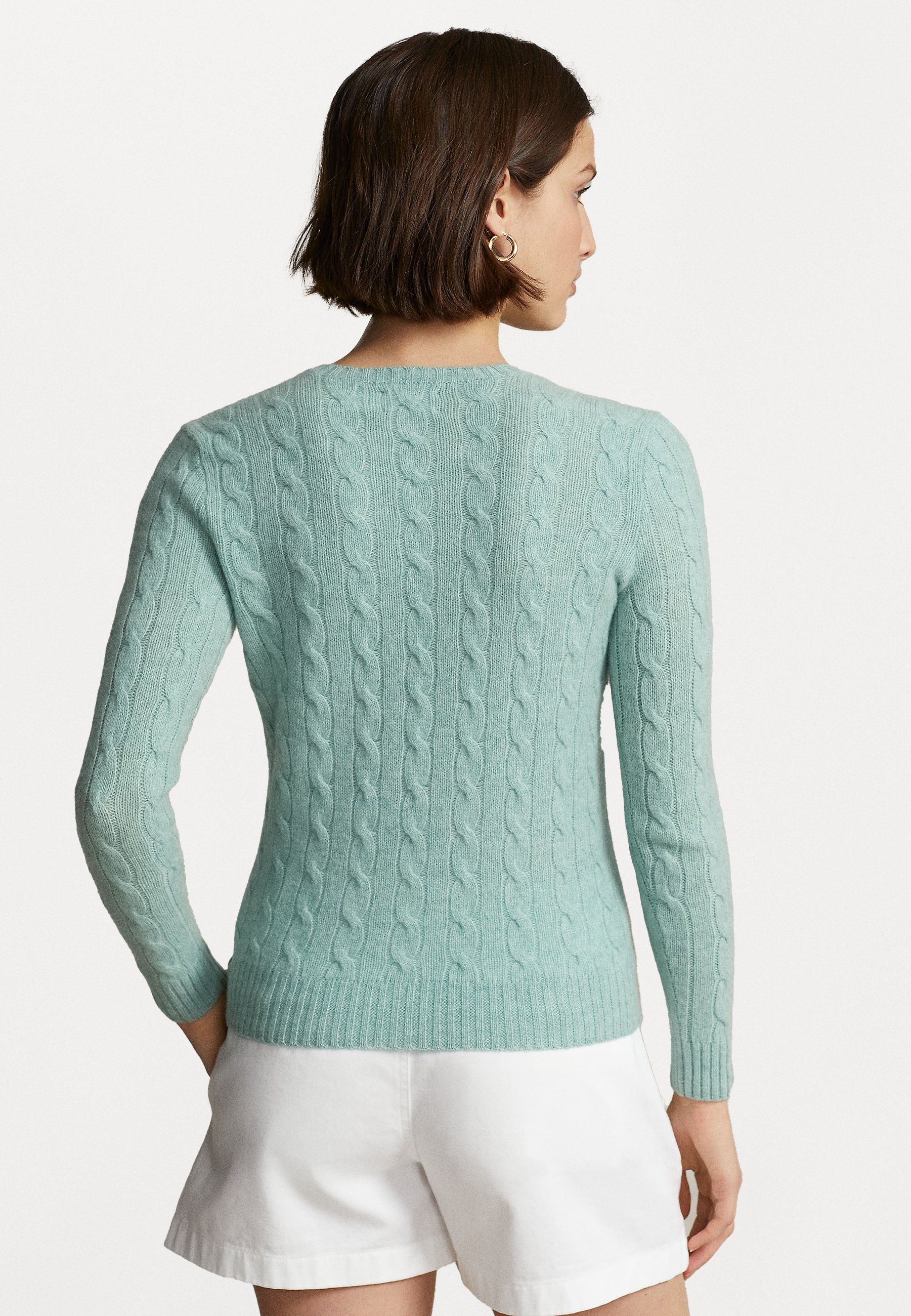 Polo Ralph Lauren JULIANNA LONG SLEEVE - Jumper - april green melange/green