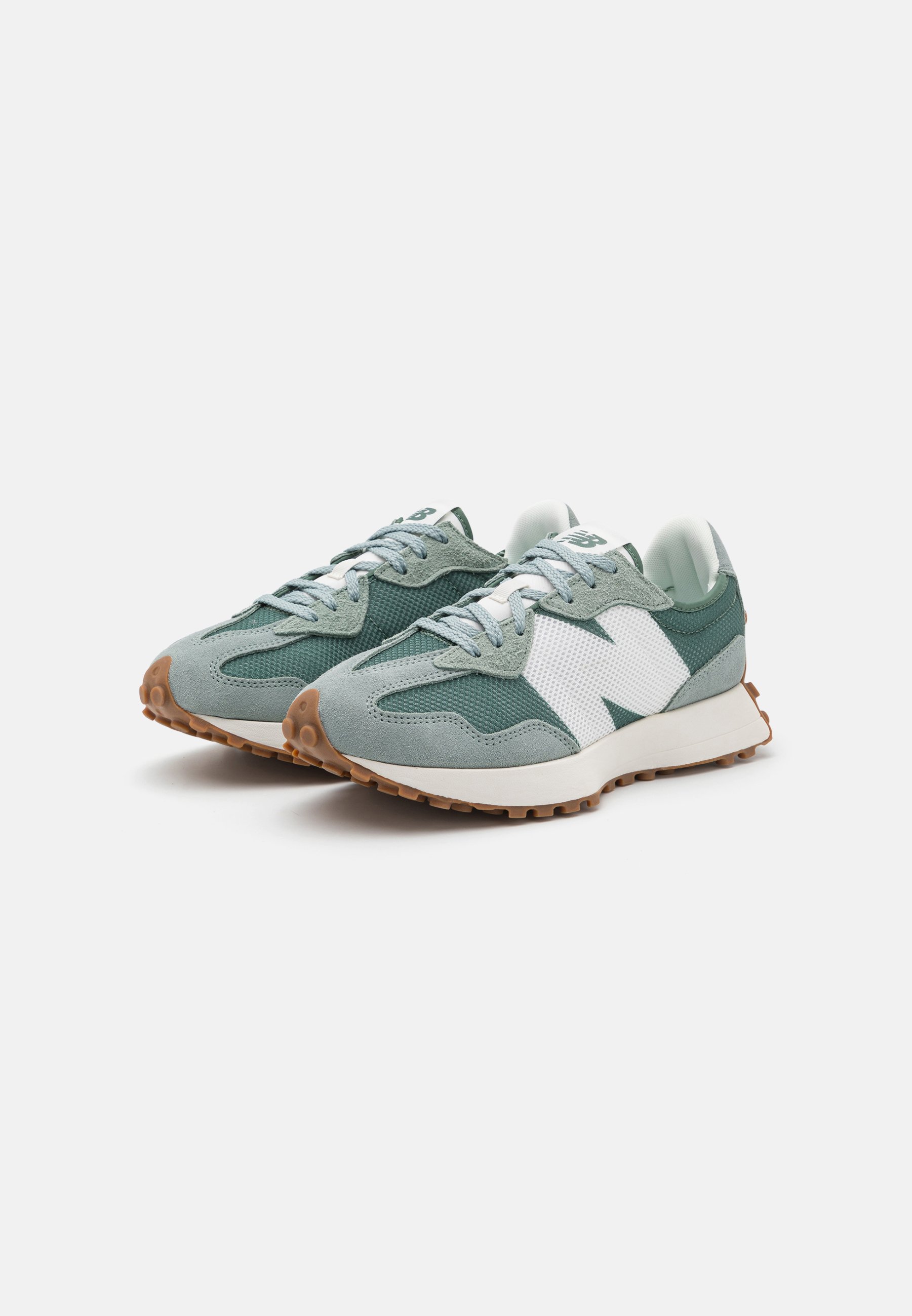 NB MS 327 UNISEX - Trainers - light grey/mottled oliv/light grey