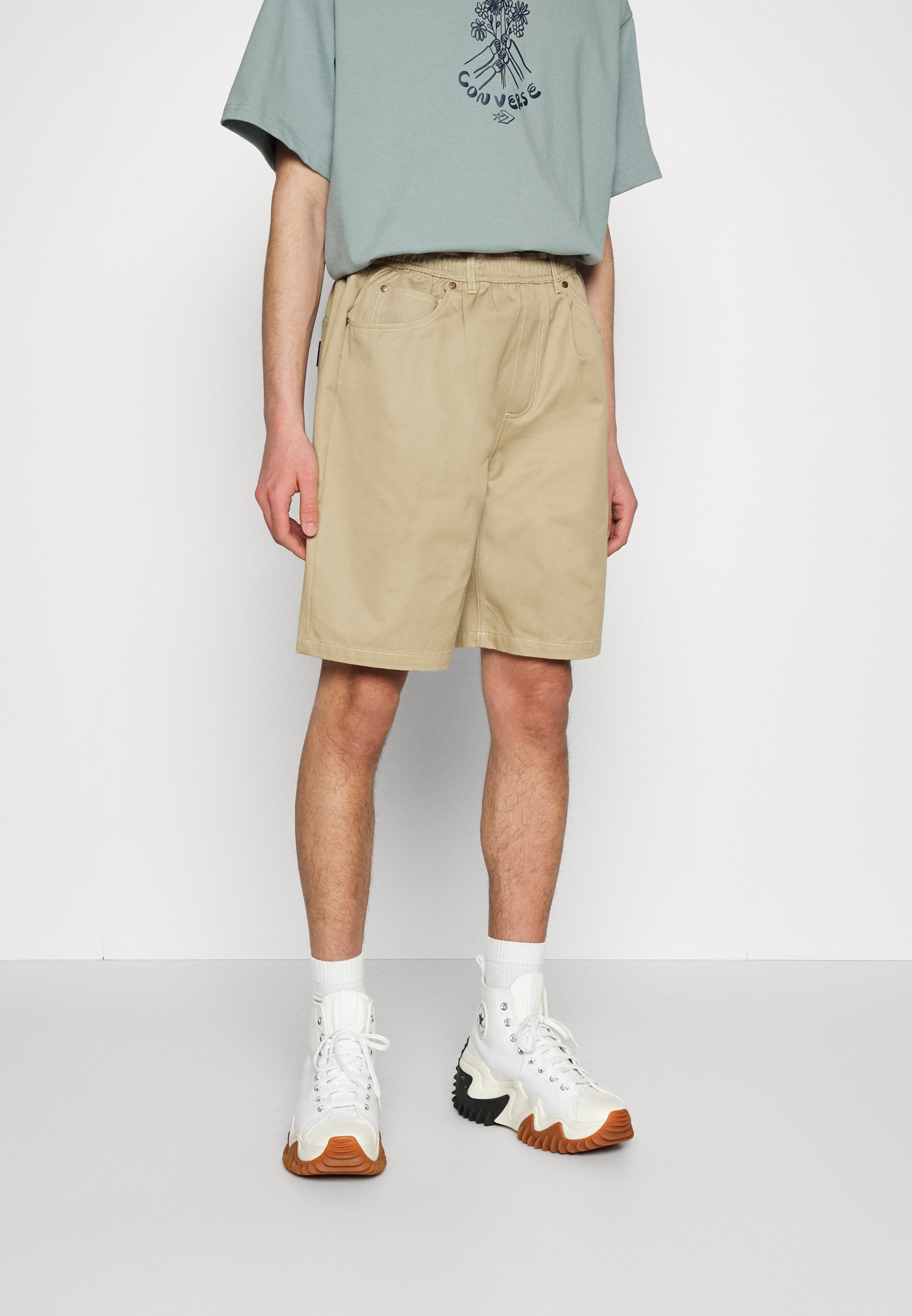 Converse POCKET BAGGY - Shorts - khaki