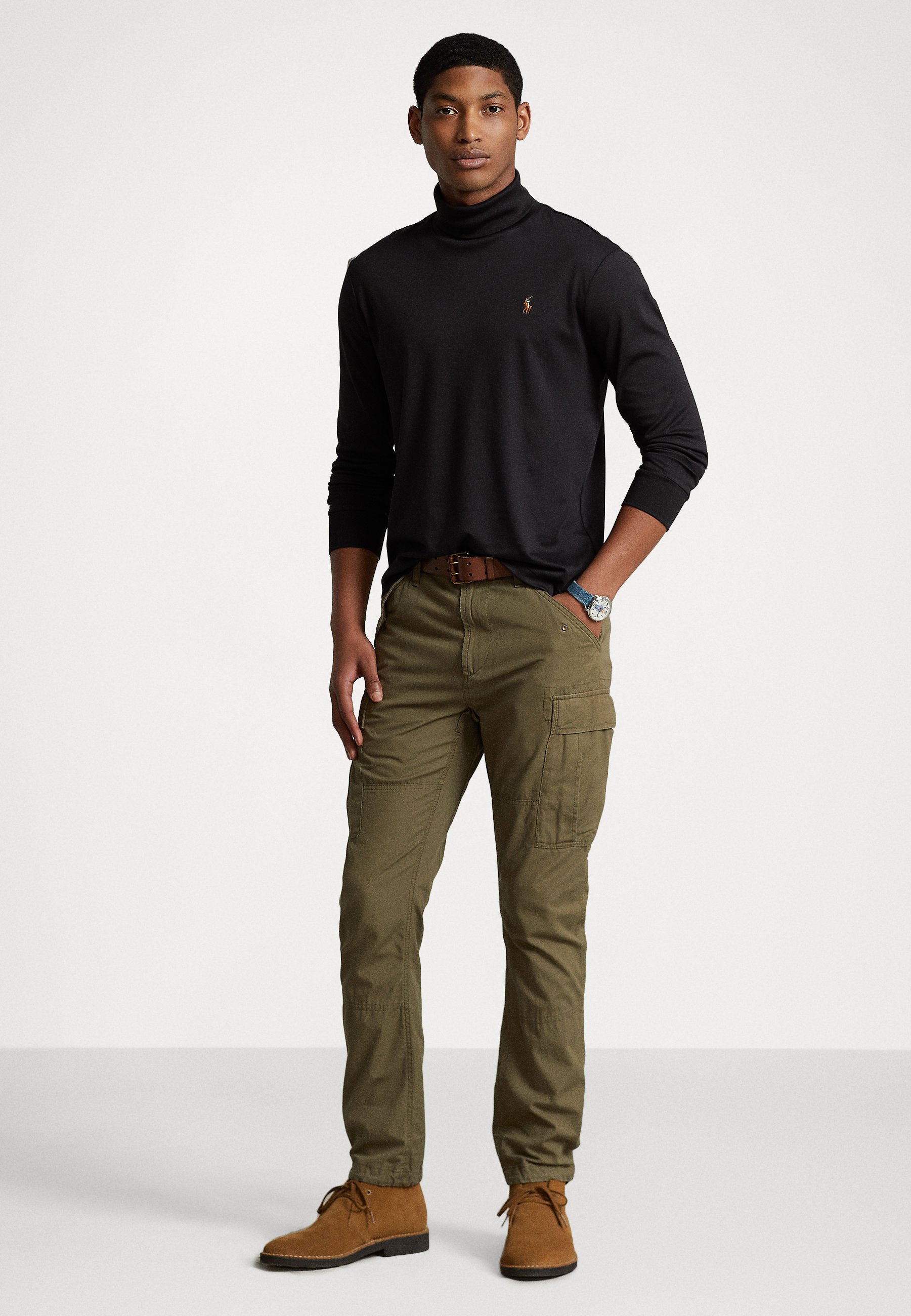 Polo Ralph Lauren LONG SLEEVE - Long sleeved top - black