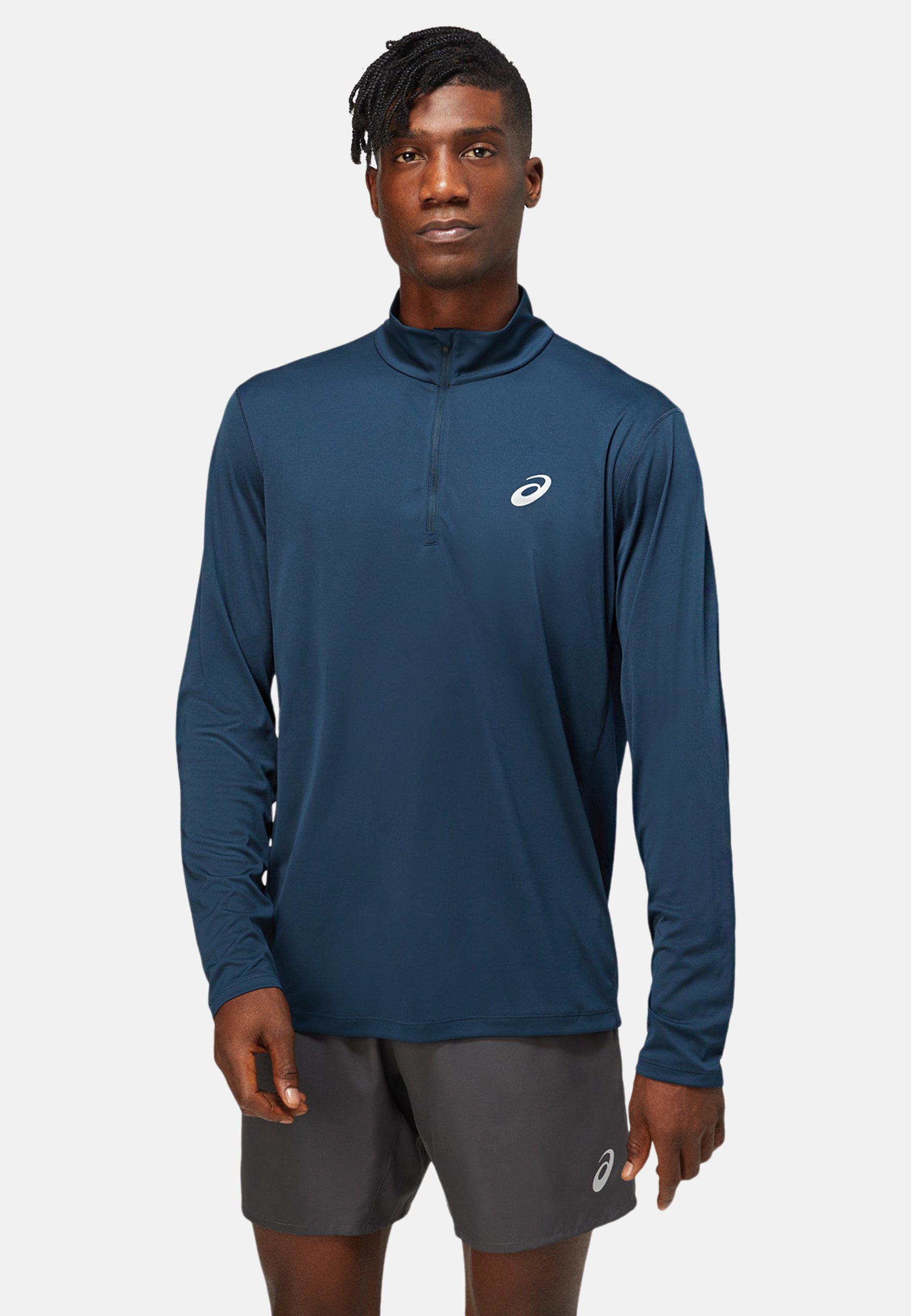ASICS CORE LS 1/2 ZIP TOP - Long sleeved top - french blue/blue