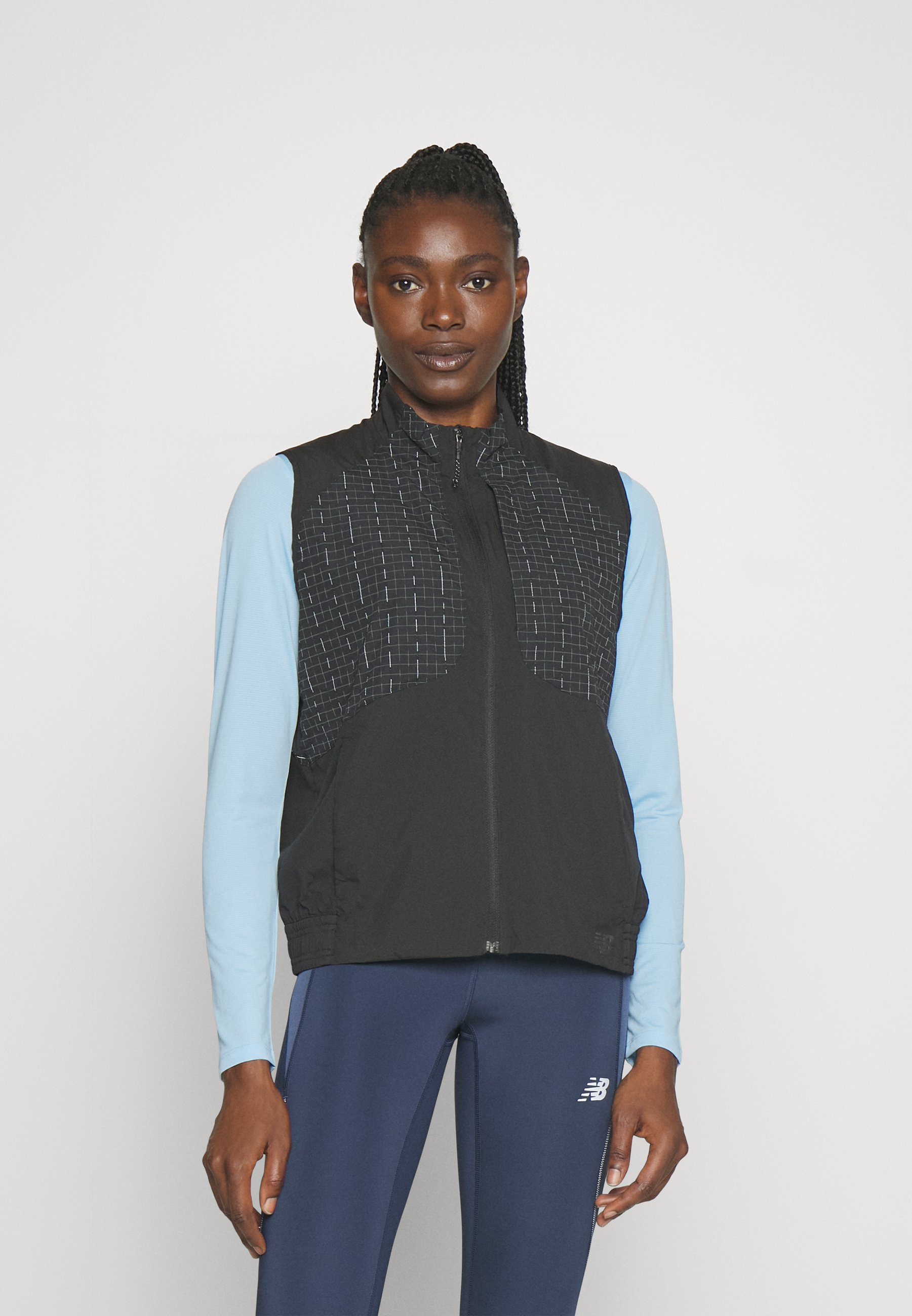 NB IMPACT RUN LUMINIOUS PACKABLE VEST - Waistcoat - black