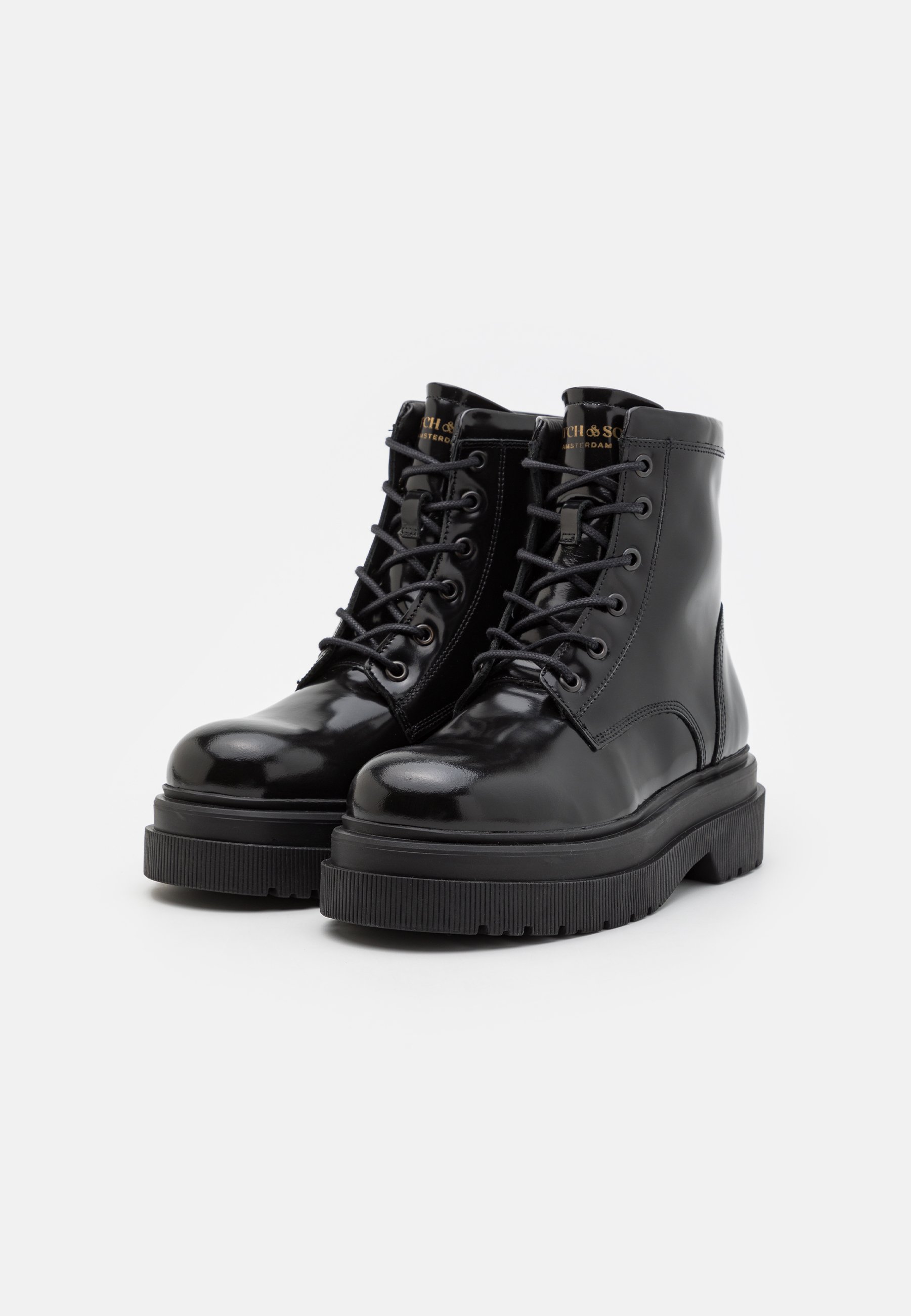 Scotch & Soda ALISE - Platform ankle boots - black