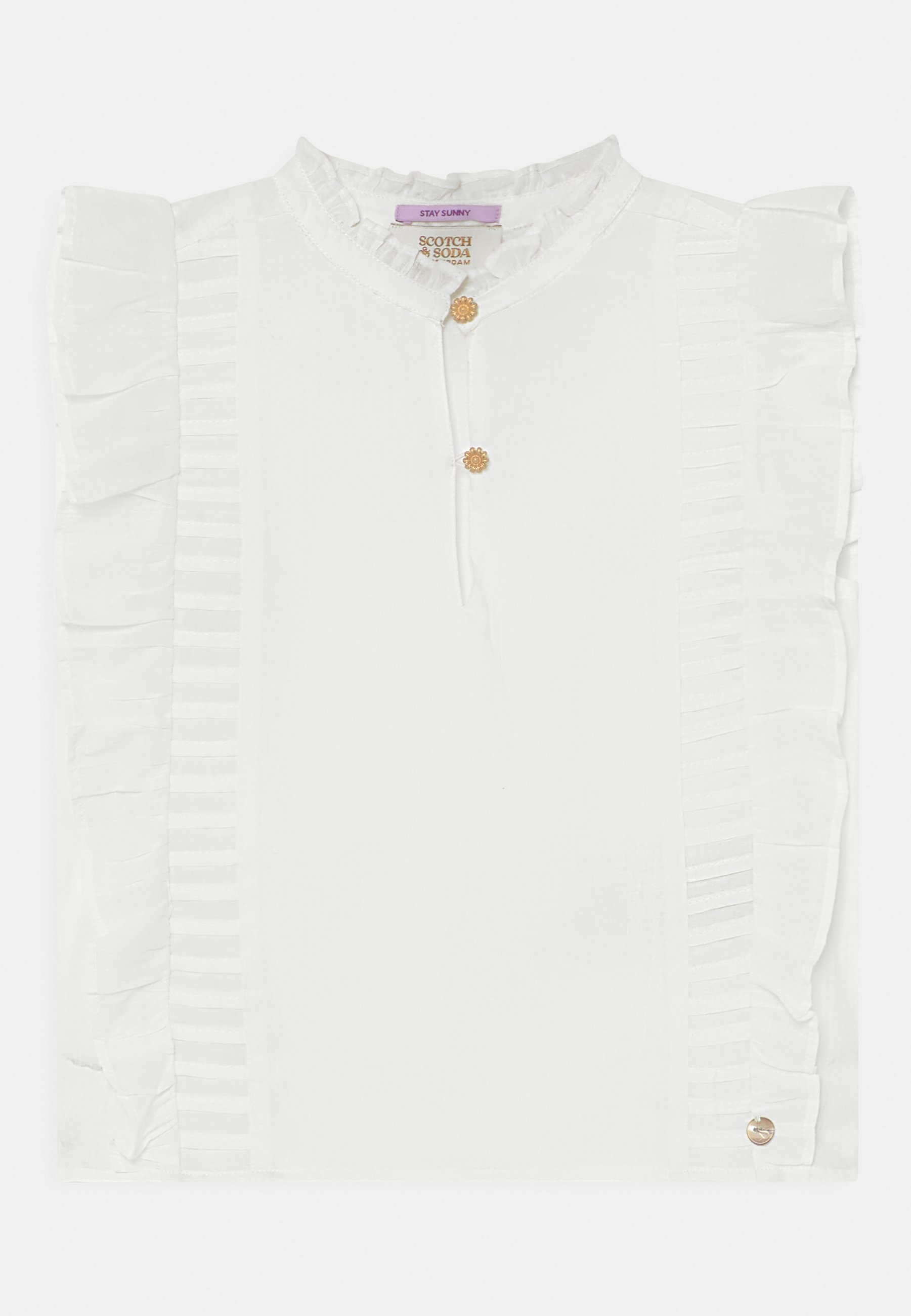 Scotch & Soda SLEEVELESS LIGHTWEIGHT - Blouse - off white/off-white