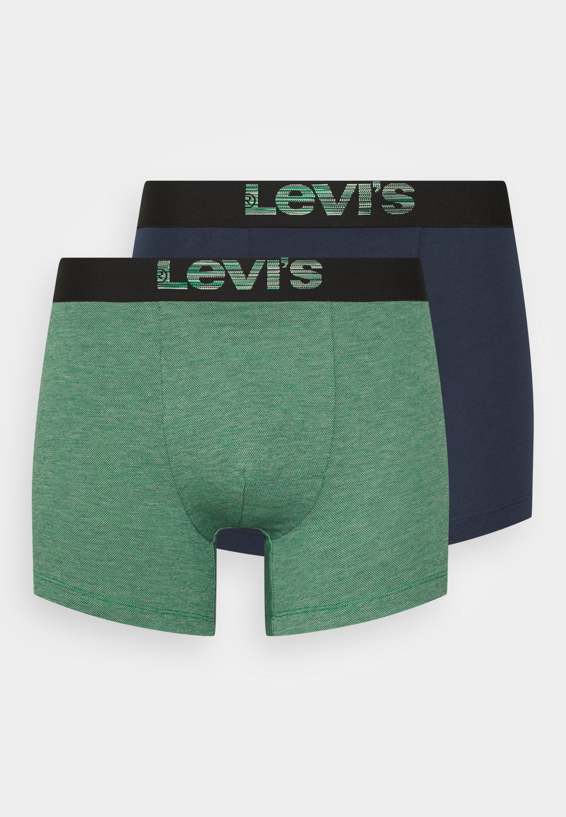 Levi's® OPTICAL ILLUSION BRIEF 2 PACK - Pants - green/grey