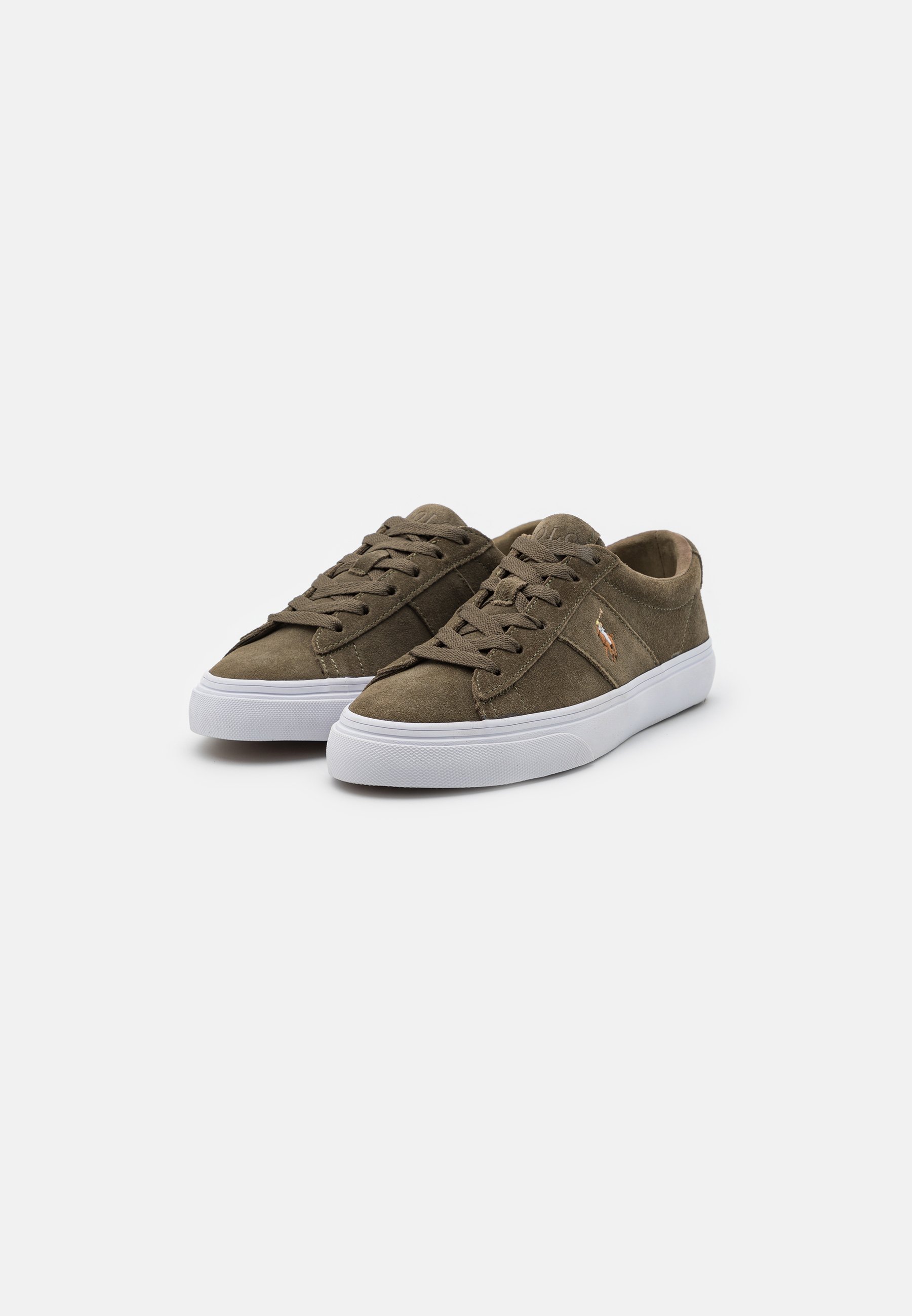 Polo Ralph Lauren SAYER LACE UNISEX - Trainers - canopy olive/khaki