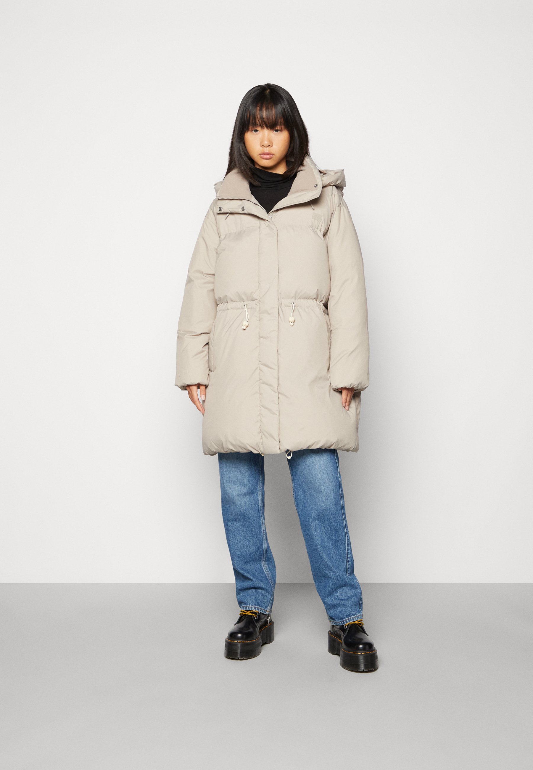 Levi's® BUBBLE PUFFER - Down coat - light mink/grey