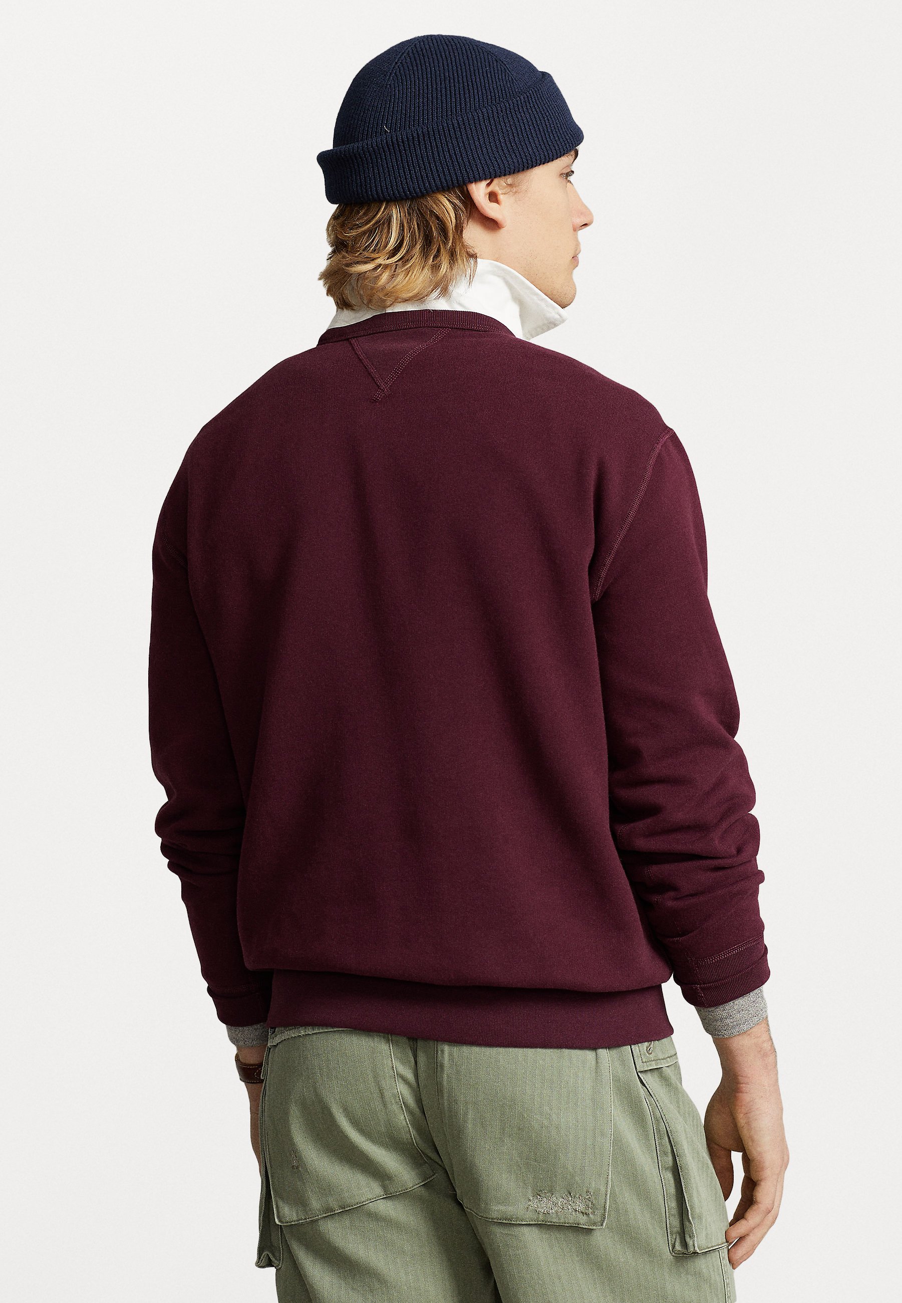 Polo Ralph Lauren LONG SLEEVE - Sweatshirt - harvard wine/light red