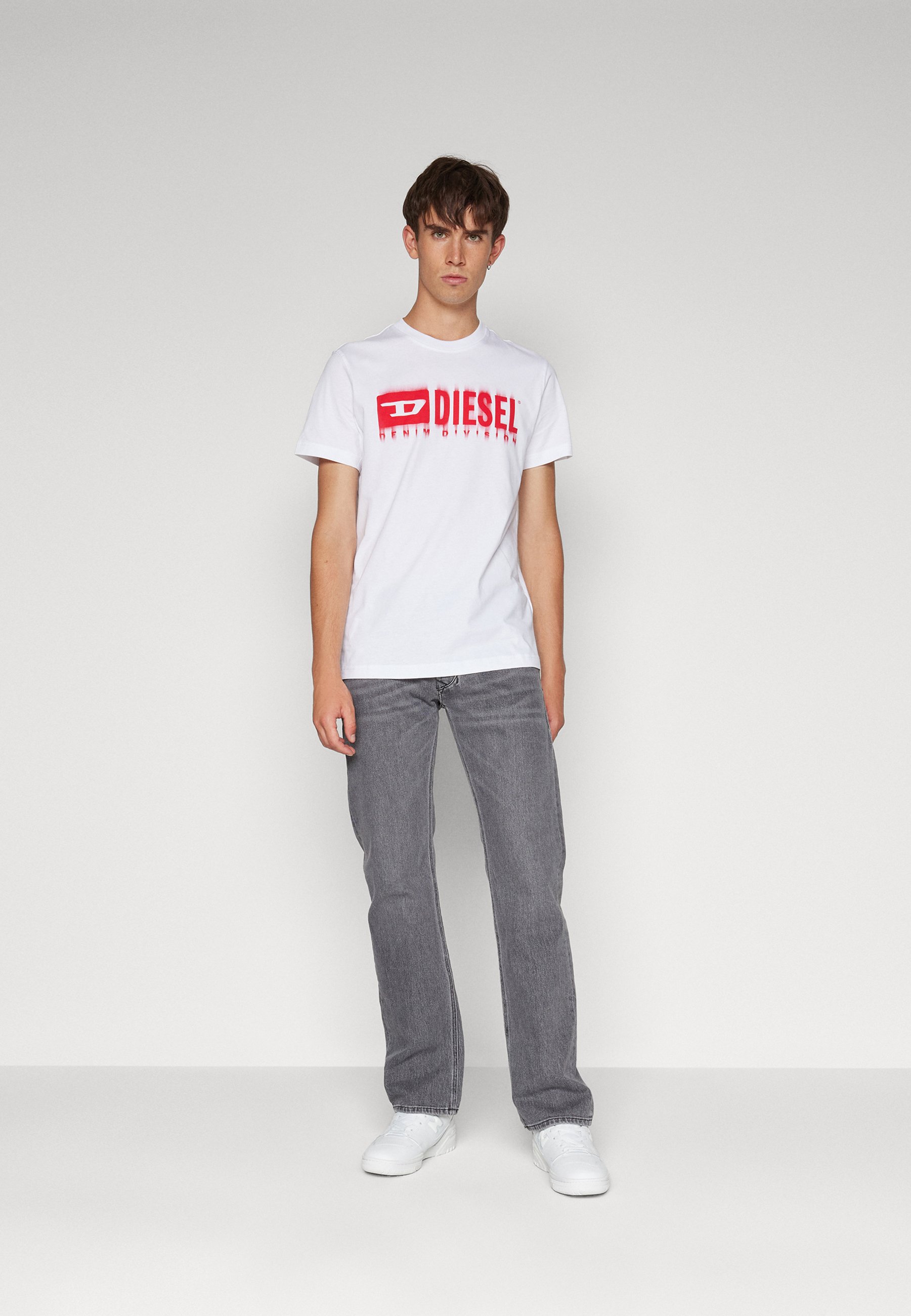 Diesel DIEGOR UNISEX - Print T-shirt - white