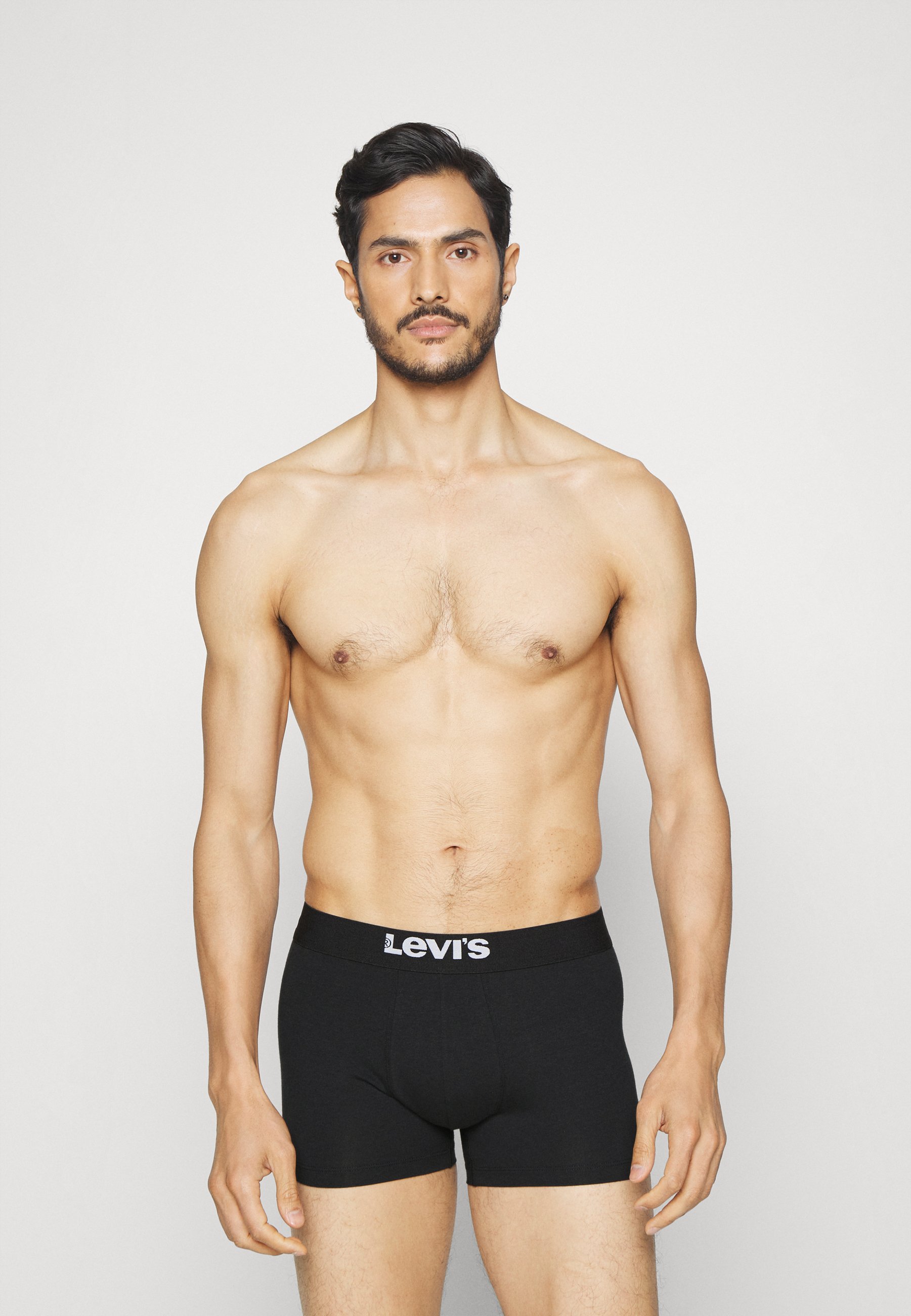 Levi's® MEN SOLID BASIC TRUNK 2 PACK - Pants - black