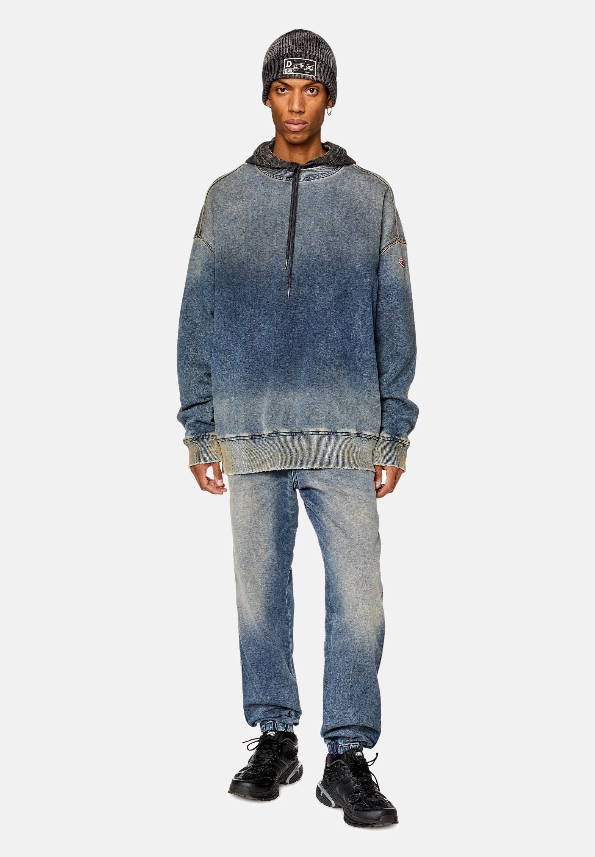 Diesel D-KRIB-NE - Sweatshirt - medium blue/blue