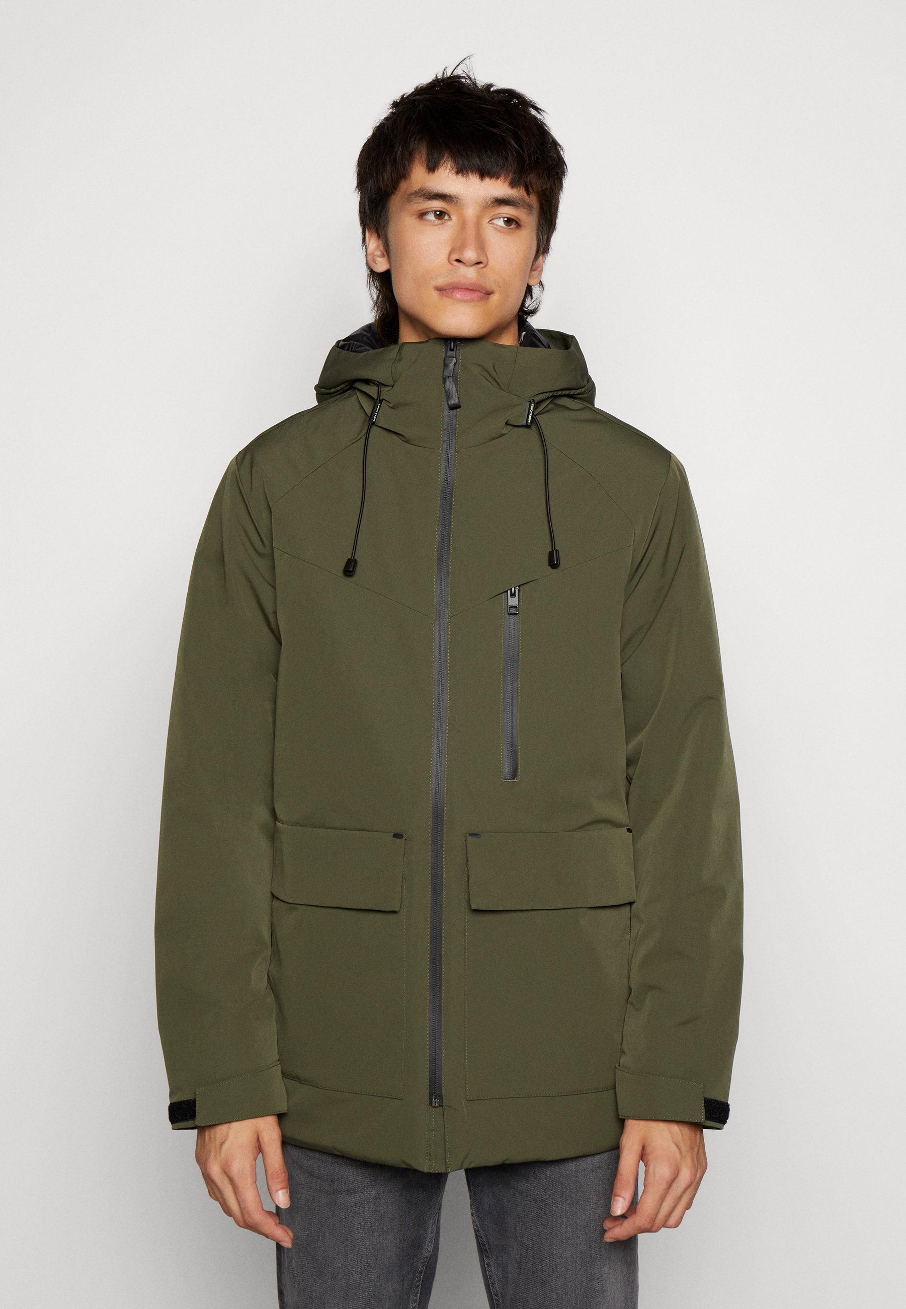Jack &Jones JJKAISER - Parka - forest night/mottled olive