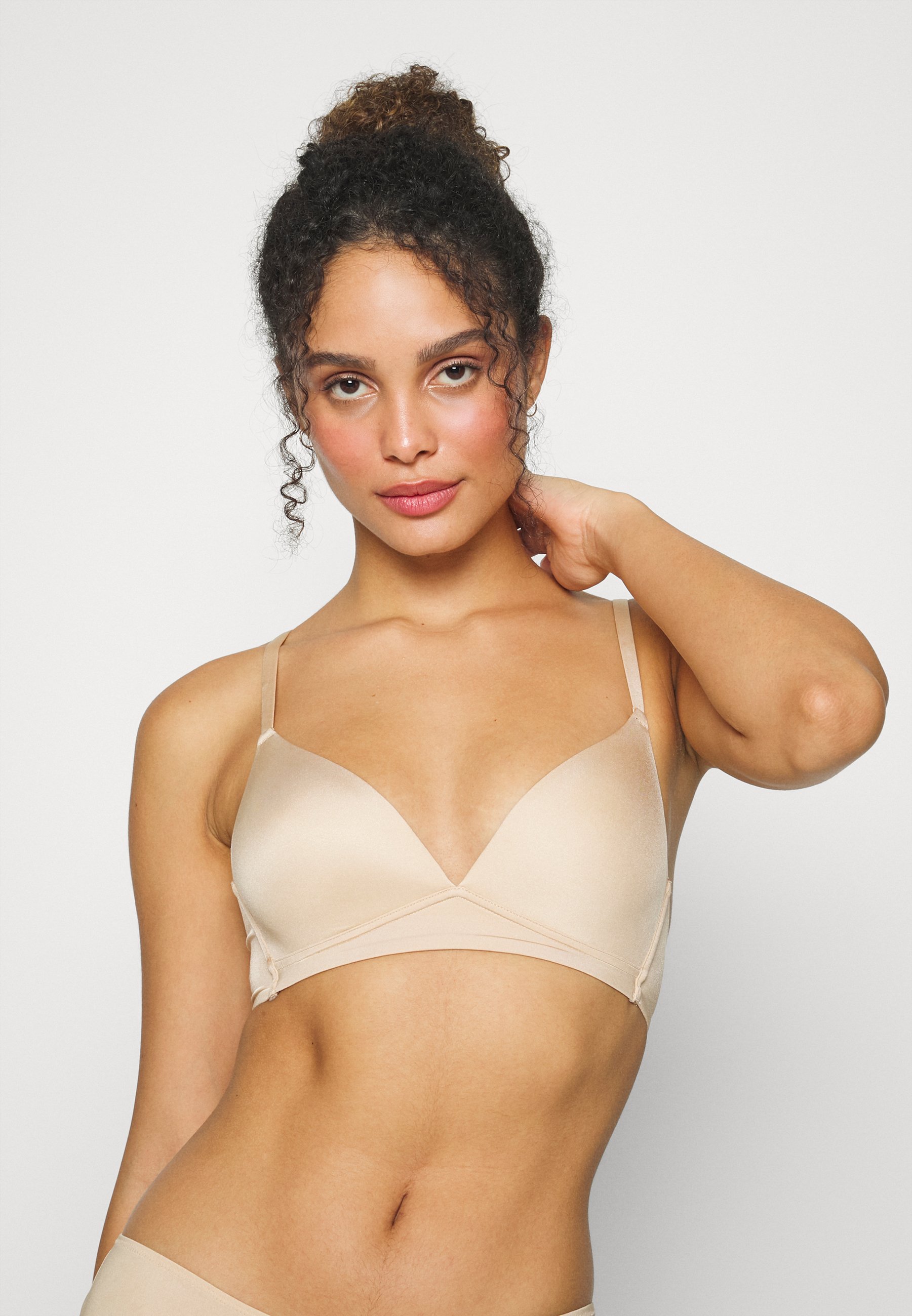 Esprit SHINY WIRELESS PADDED BRA - T-shirt bra - dusty nude/nude