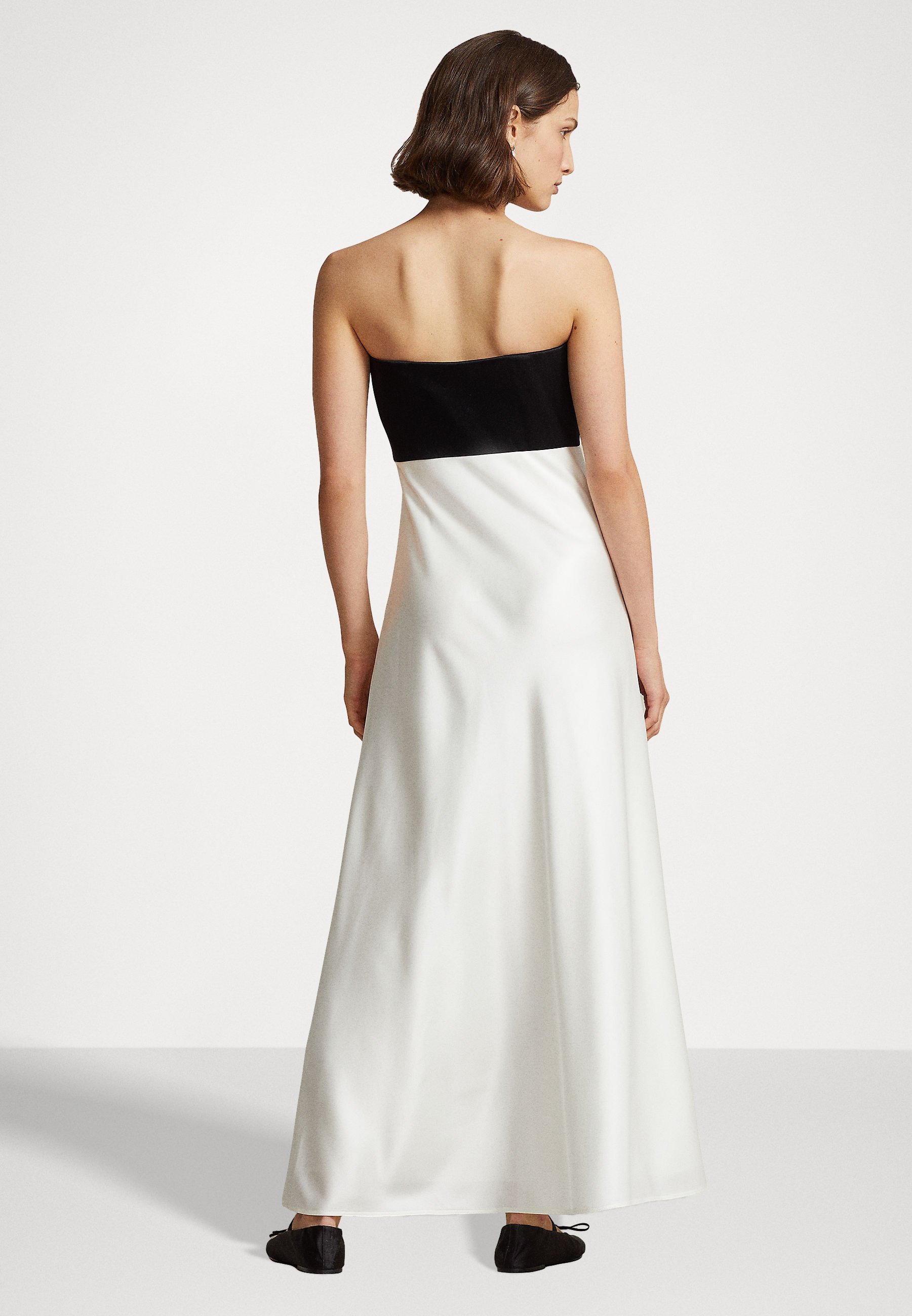 Polo Ralph Lauren RALIA SLEEVELESS GOWN - Occasion wear - white/black/transparent