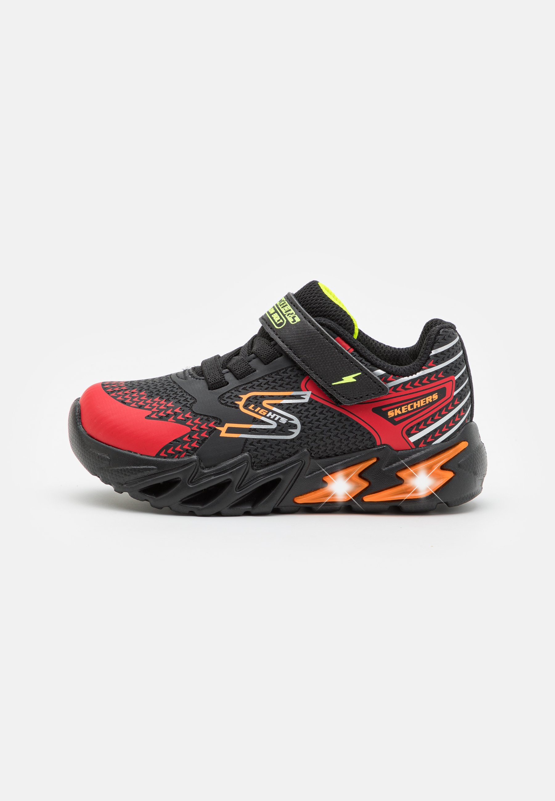 Skechers LIGHTED GORE & STRAP  - Trainers - black/red/orange/yellow/black