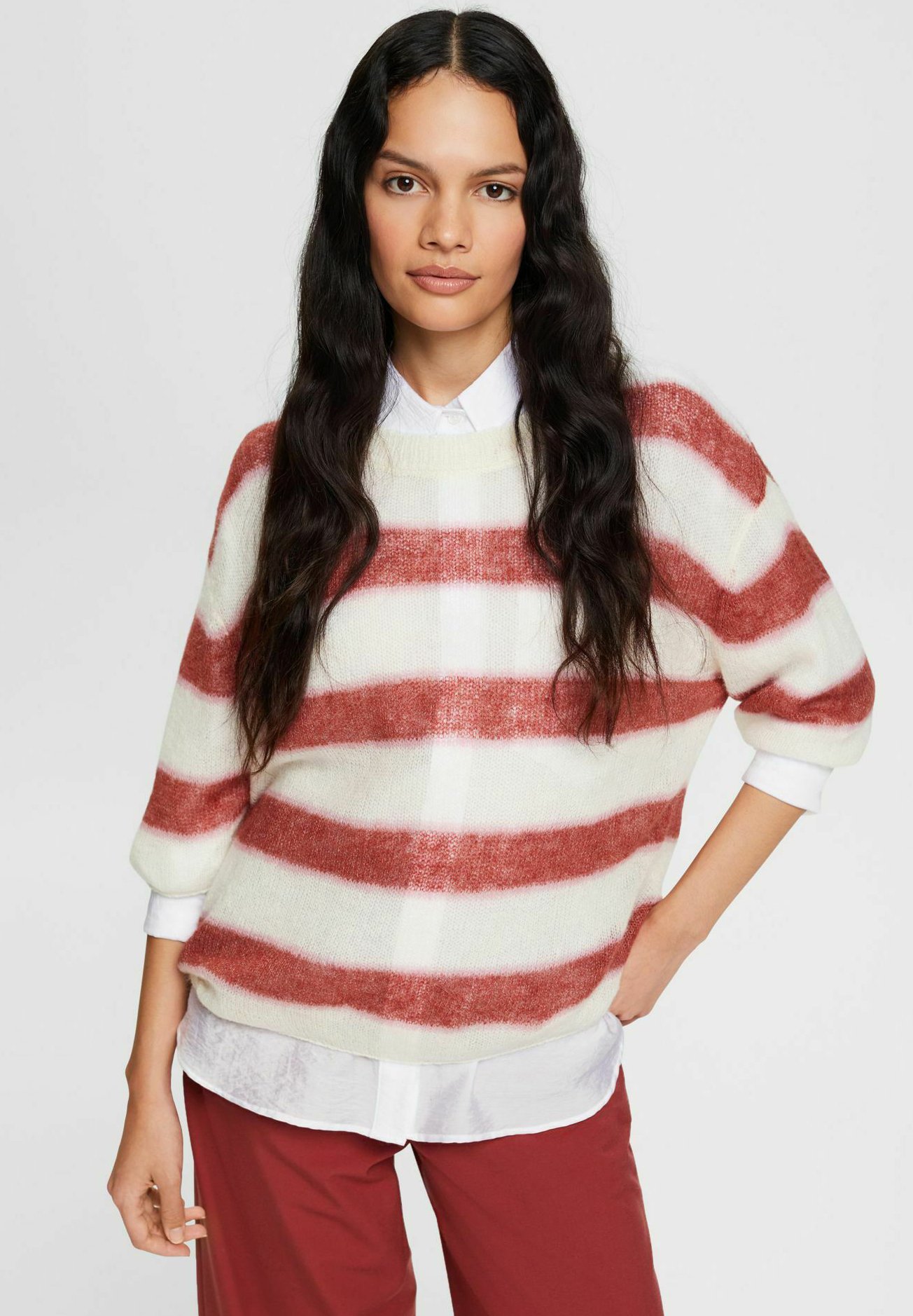 Esprit Basic T-shirt - off white/off-white