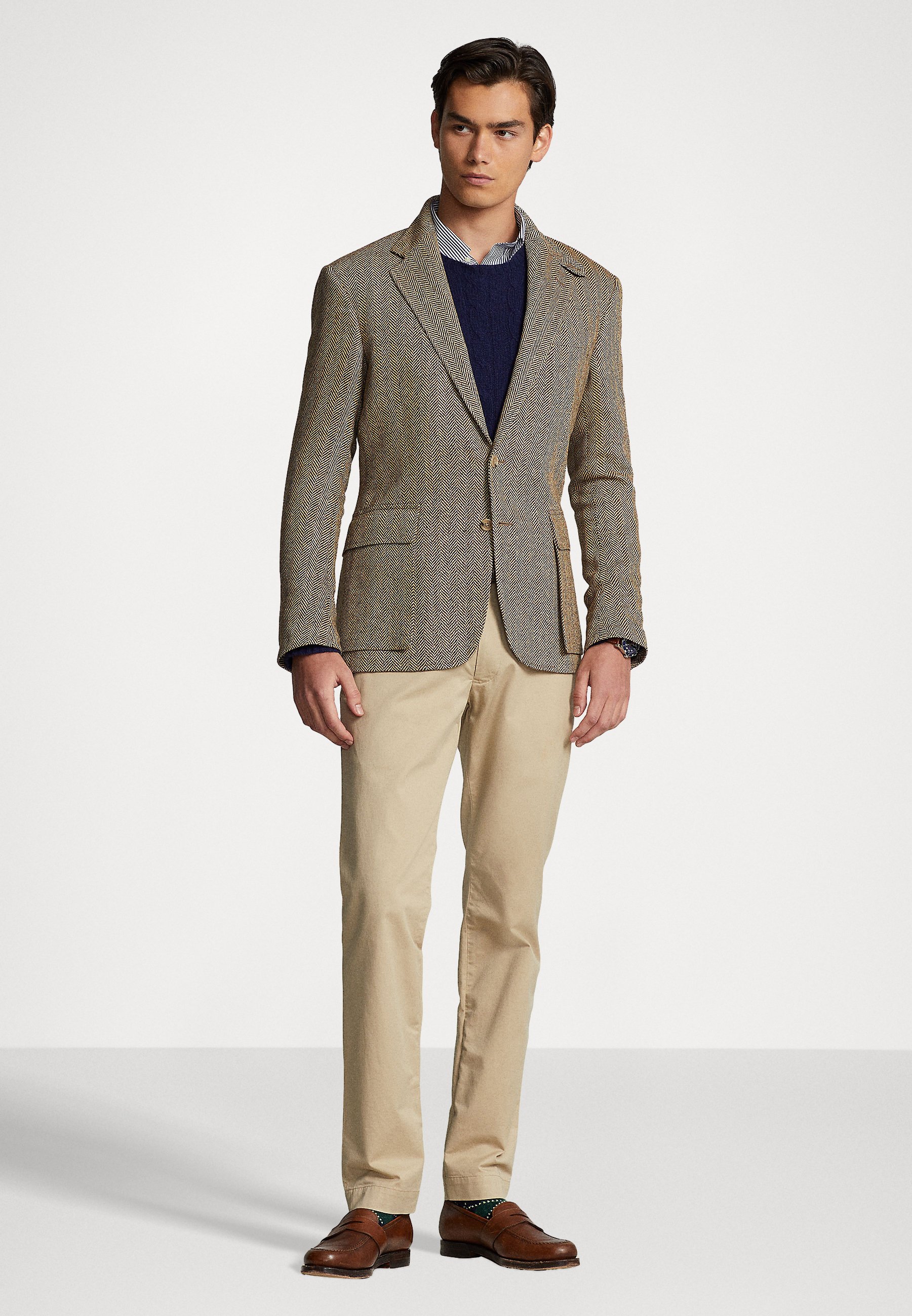 Polo Ralph Lauren FLAT PANT - Chinos - classic khaki/khaki